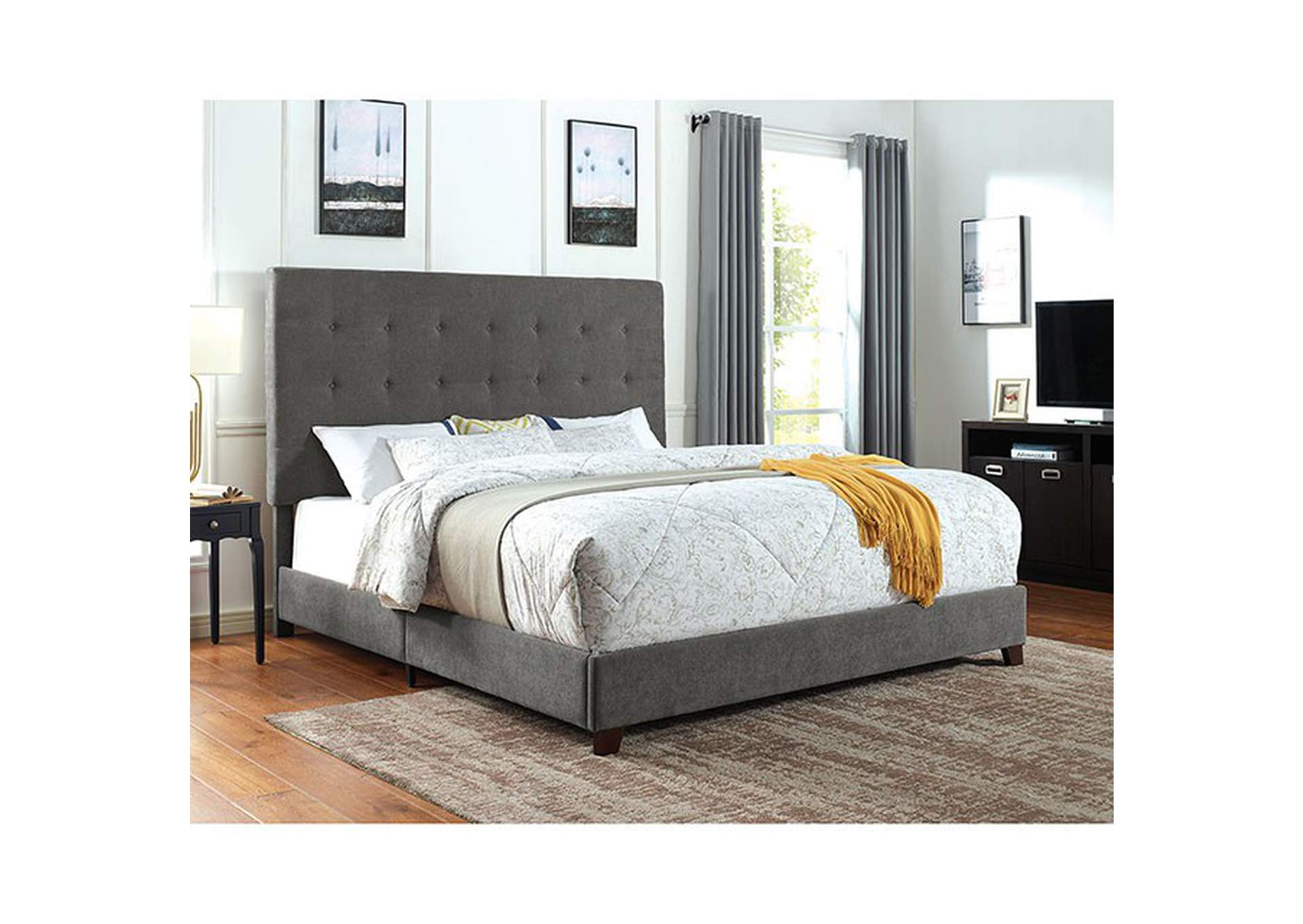 Carroll Cal.King Bed,Furniture of America