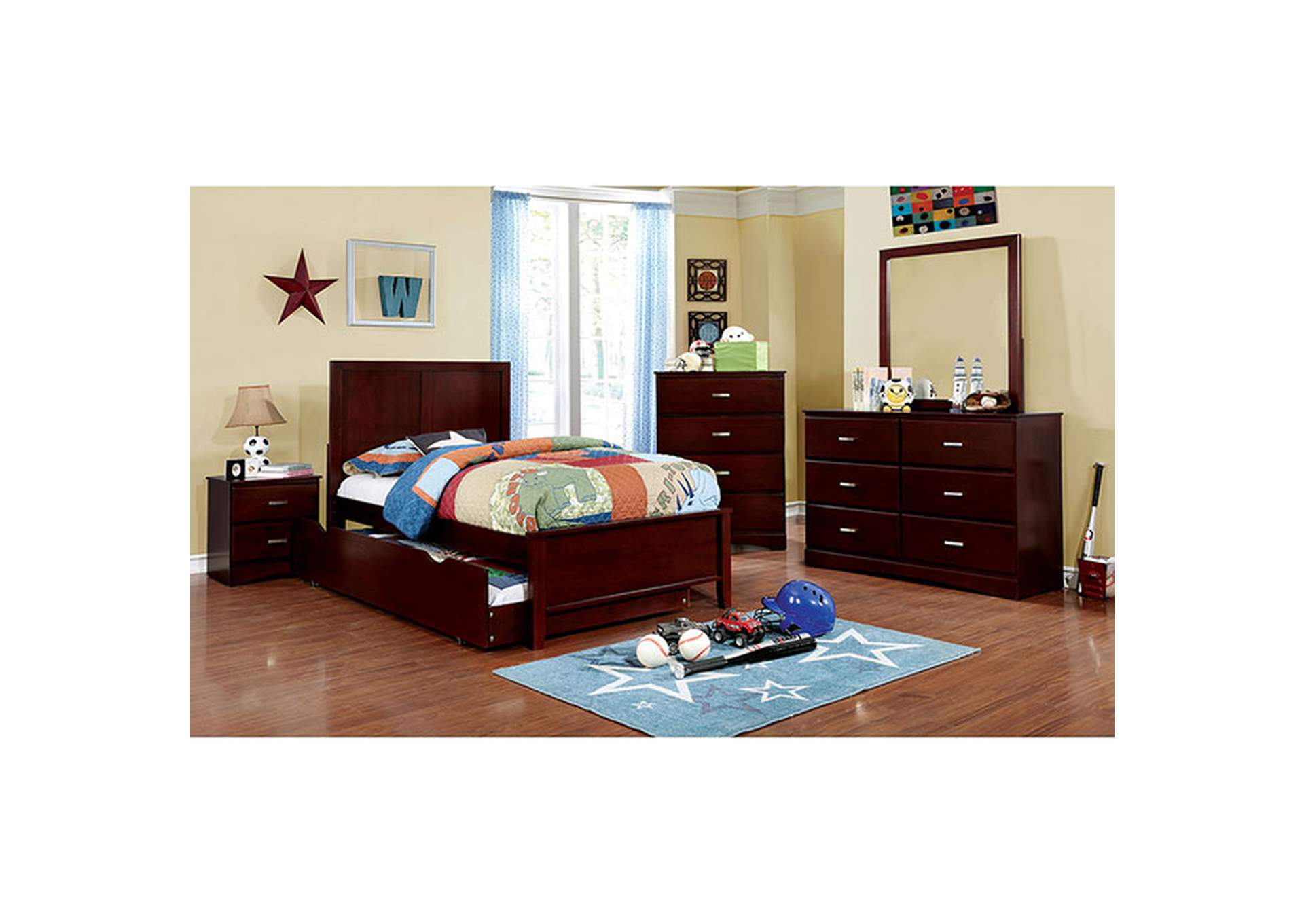 Prismo Twin Bed,Furniture of America