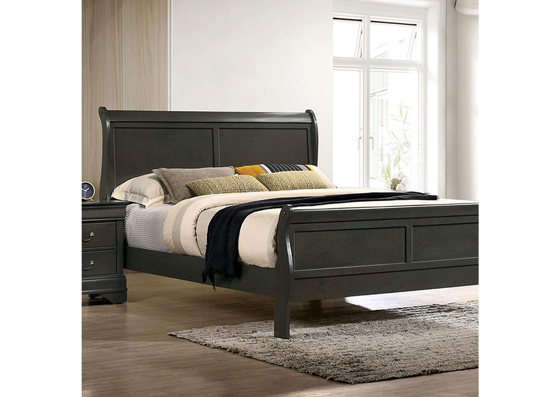 Louis Philippe Bed,Furniture of America
