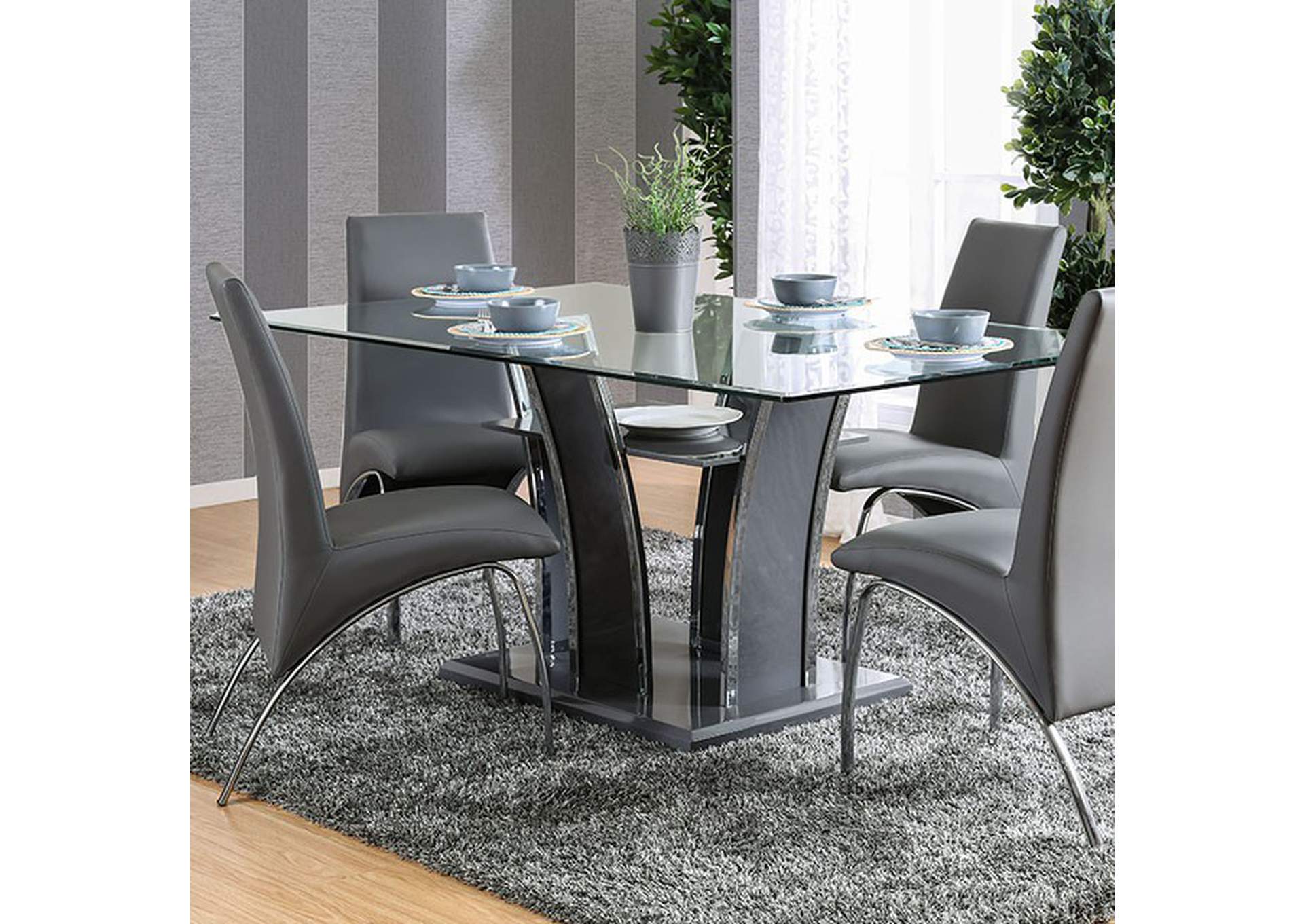 Glenview Gray Dining Table,Furniture of America