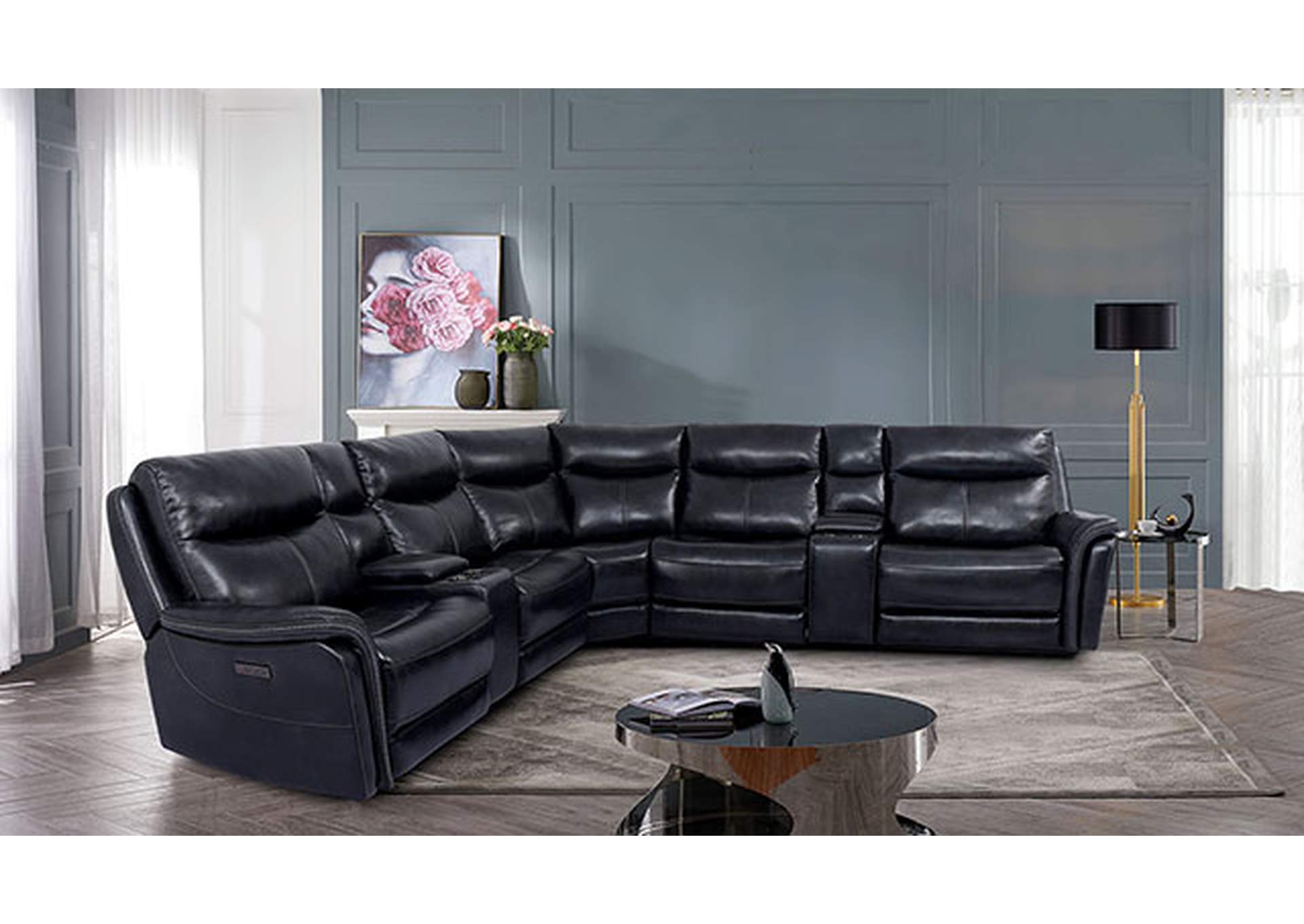 Braylee Power Sectional,Furniture of America