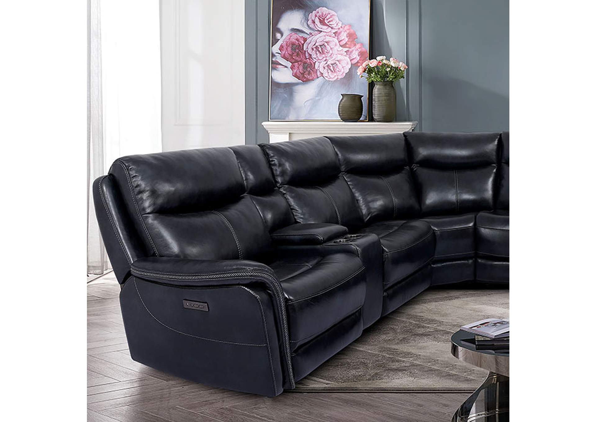 Braylee Power Sectional,Furniture of America