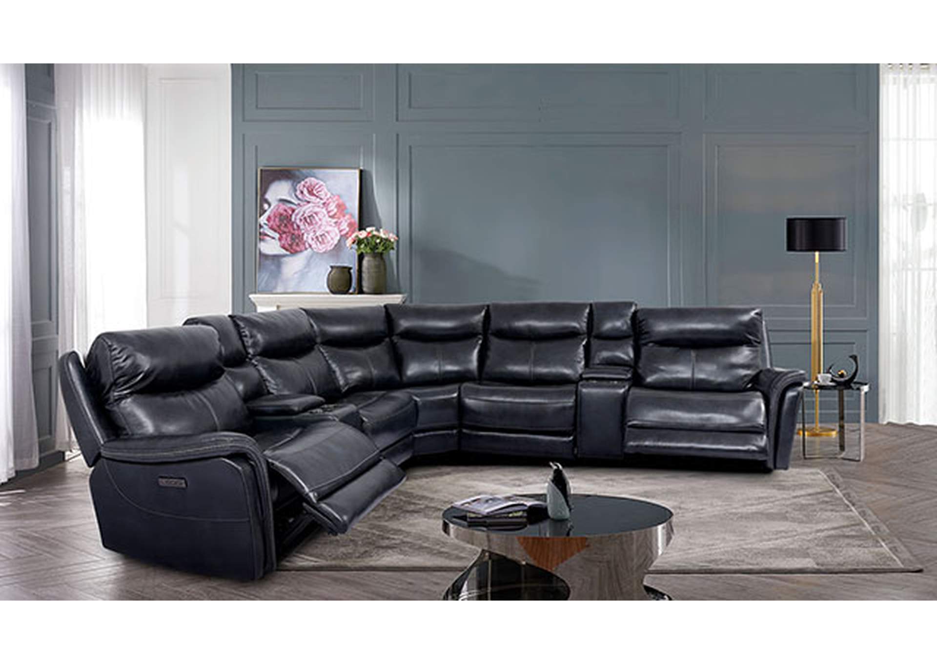 Braylee Power Sectional,Furniture of America