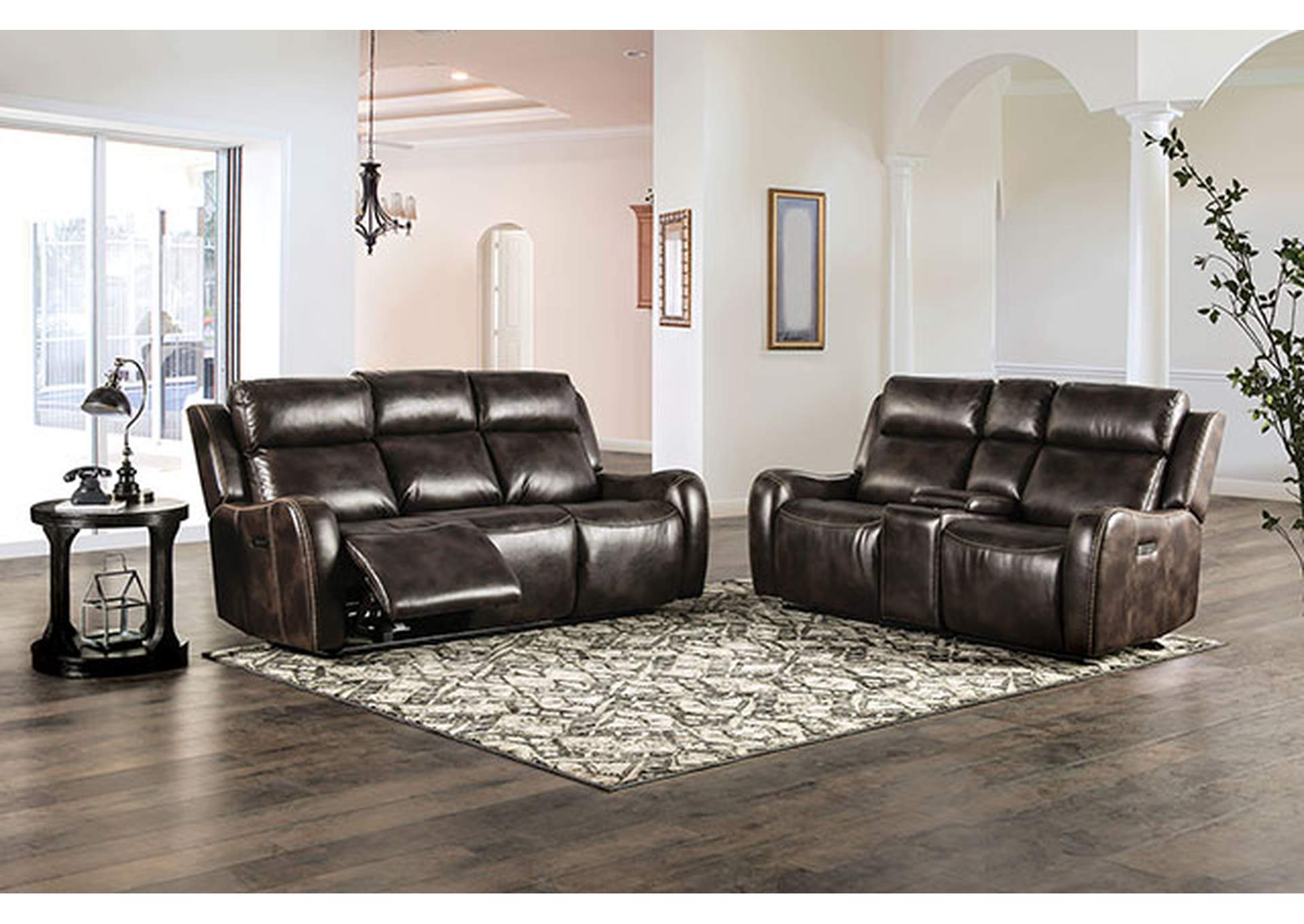 Barclay Power Sofa,Furniture of America