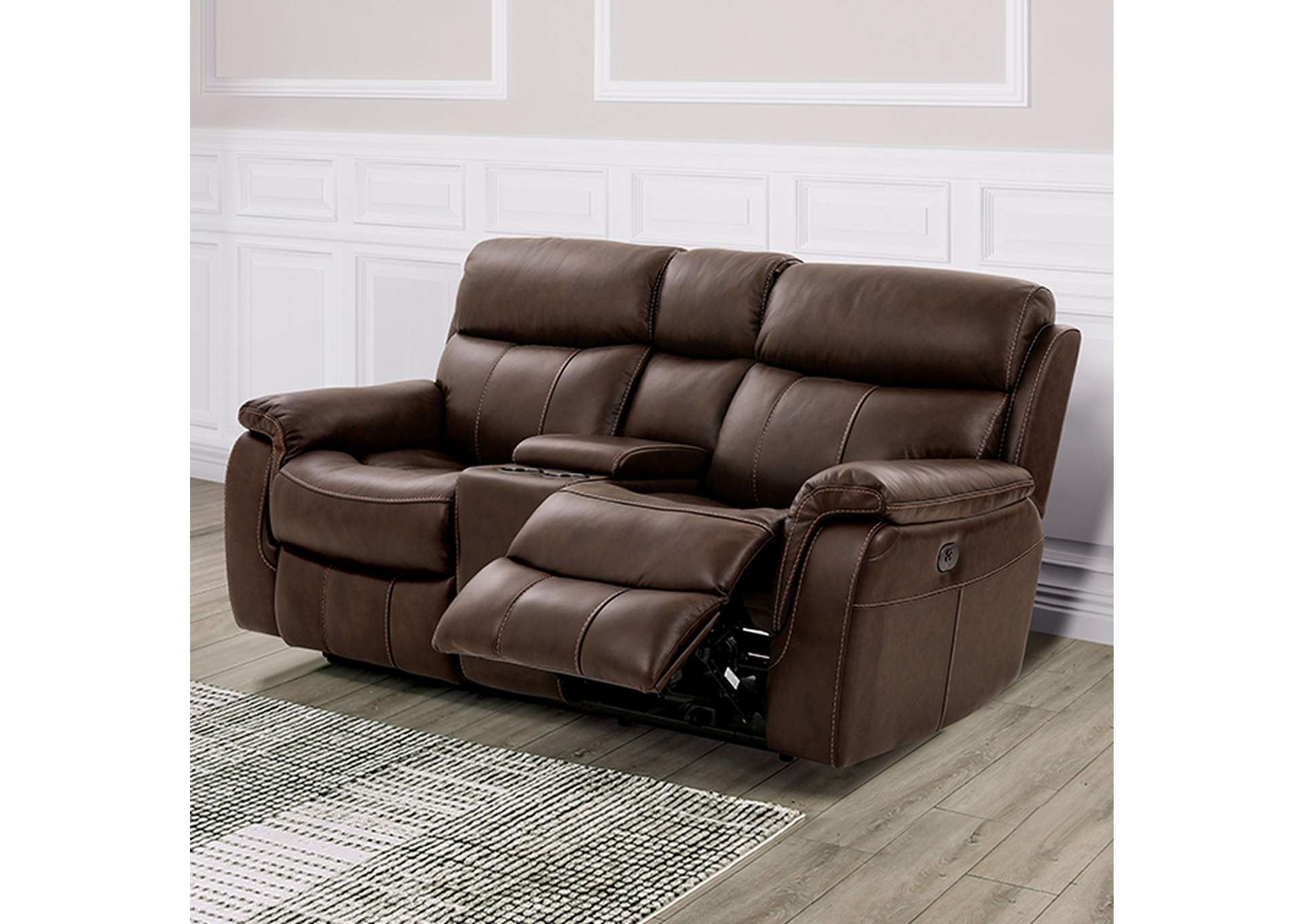 Antenor Power Loveseat,Furniture of America