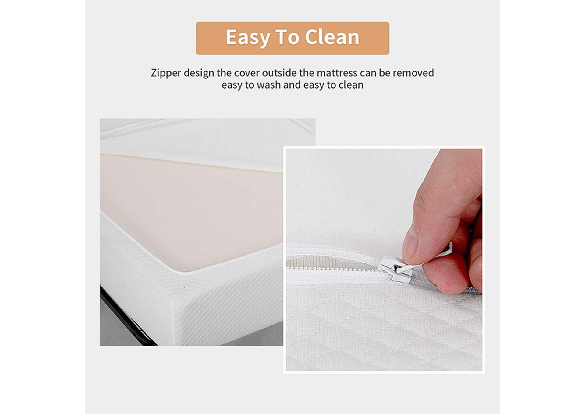 Artemisia 8" E.King Memory Foam Mattress,Furniture of America