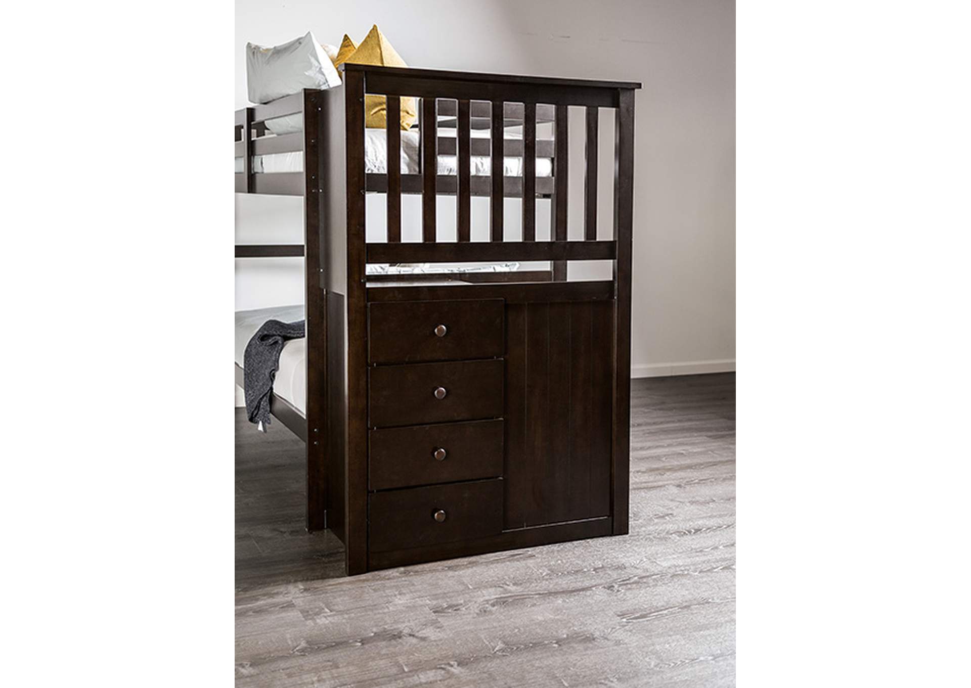 Ontario Twin/Twin Bunk Bed,Furniture of America