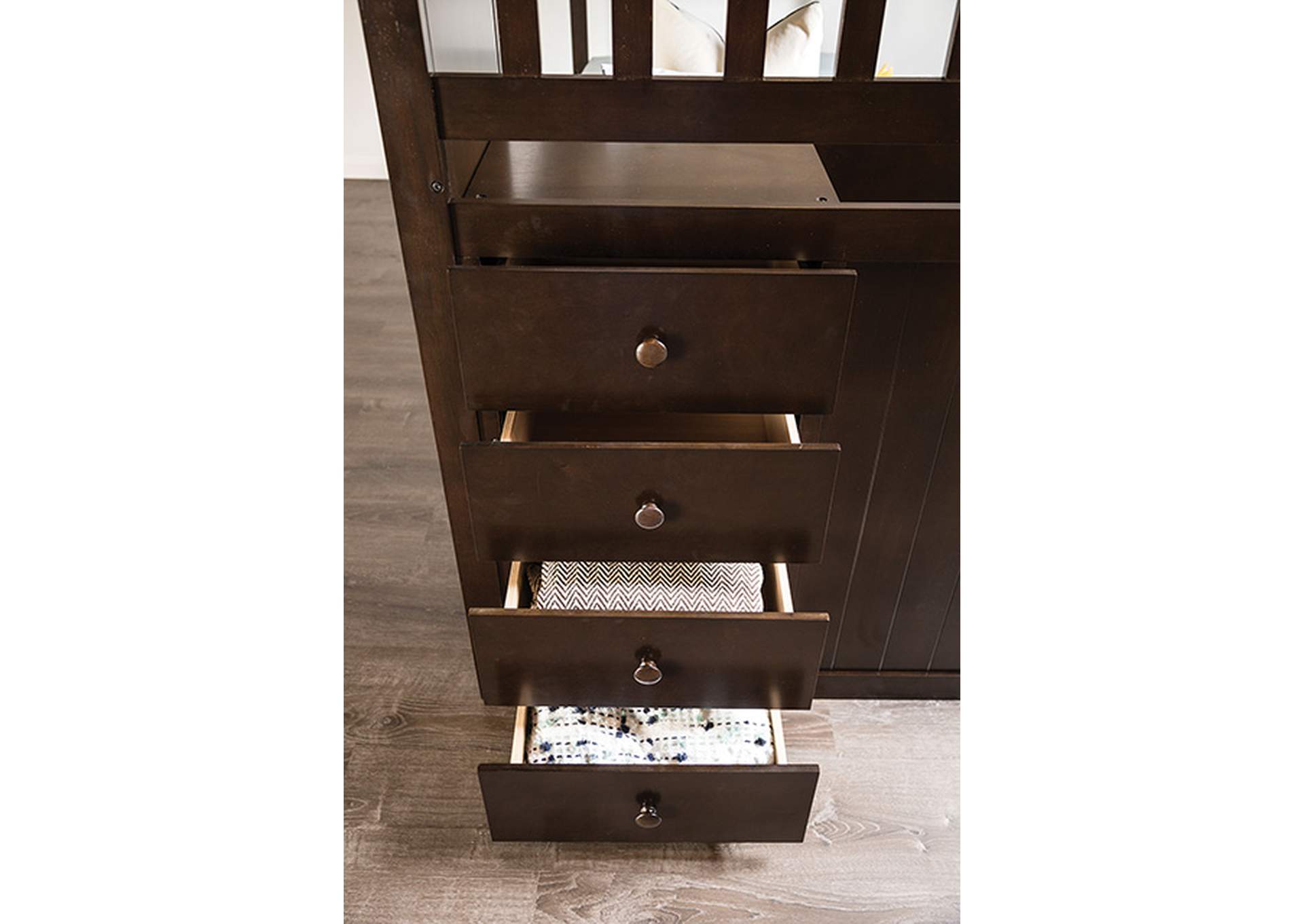 Ontario Twin/Twin Bunk Bed,Furniture of America