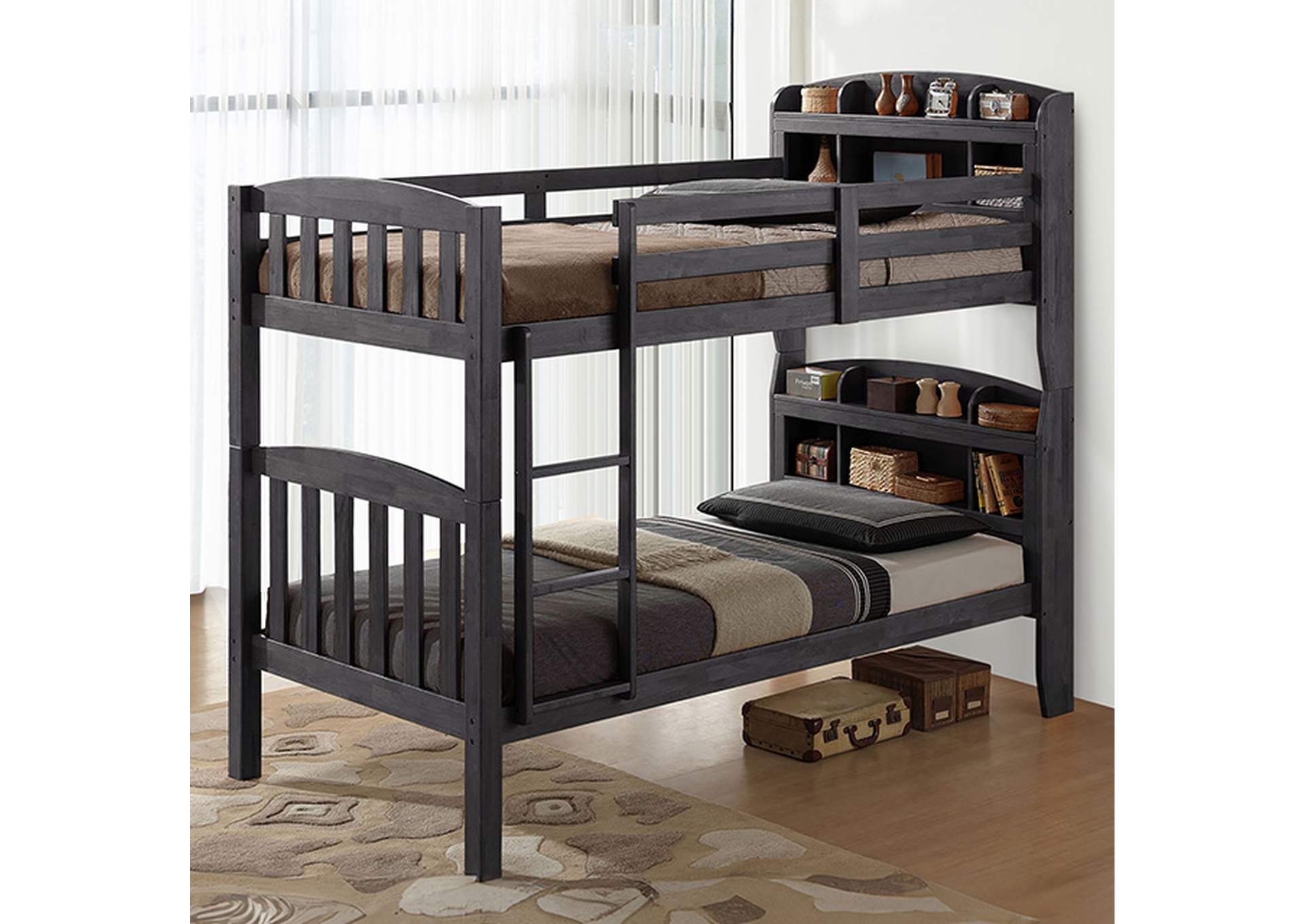 Stutsman Twin/Twin Bunk Bed,Furniture of America