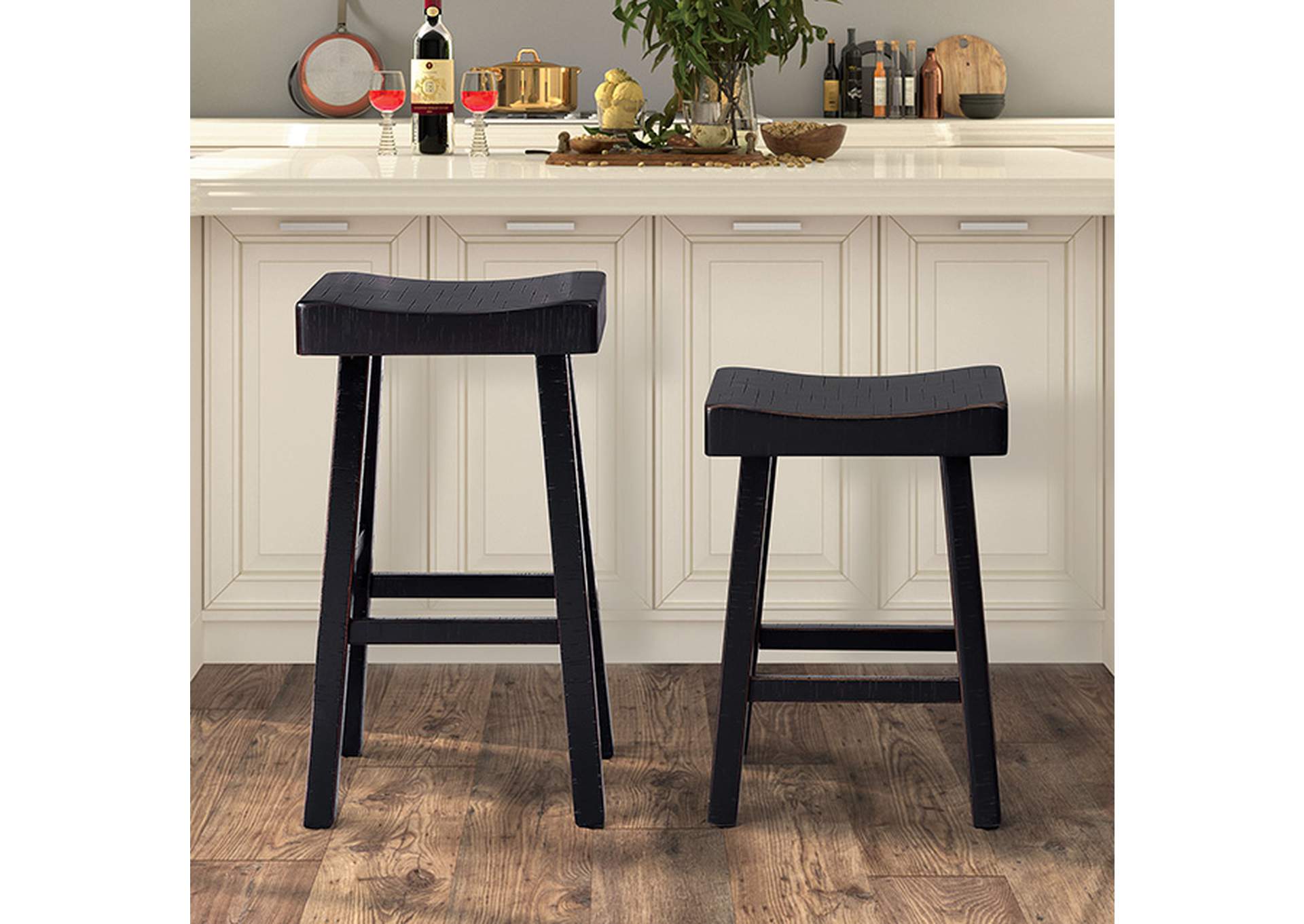 Biasca 24" Stool (2/CTN),Furniture of America