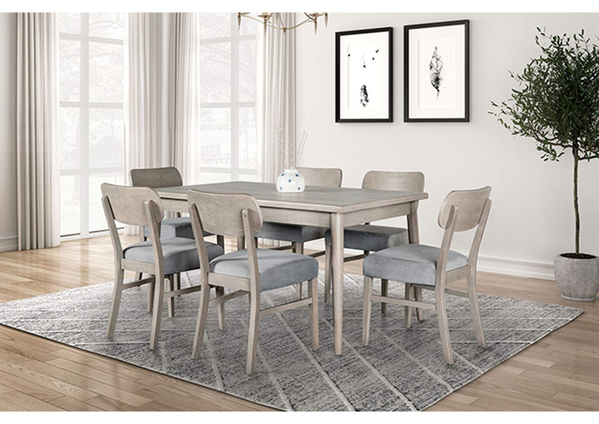 Keynes Side Chair (2/CTN),Furniture of America