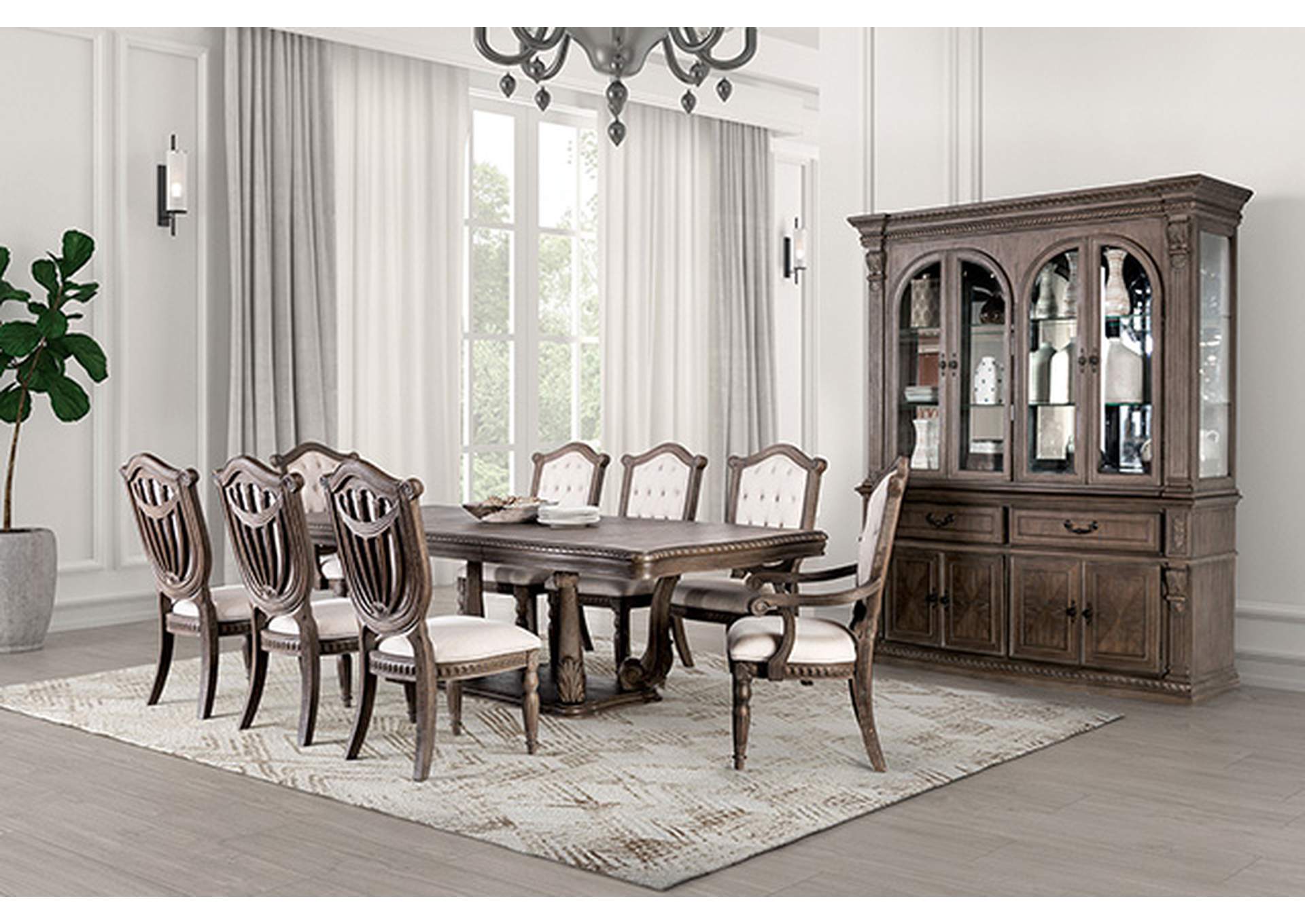 Seven Oaks Hutch & Buffet,Furniture of America