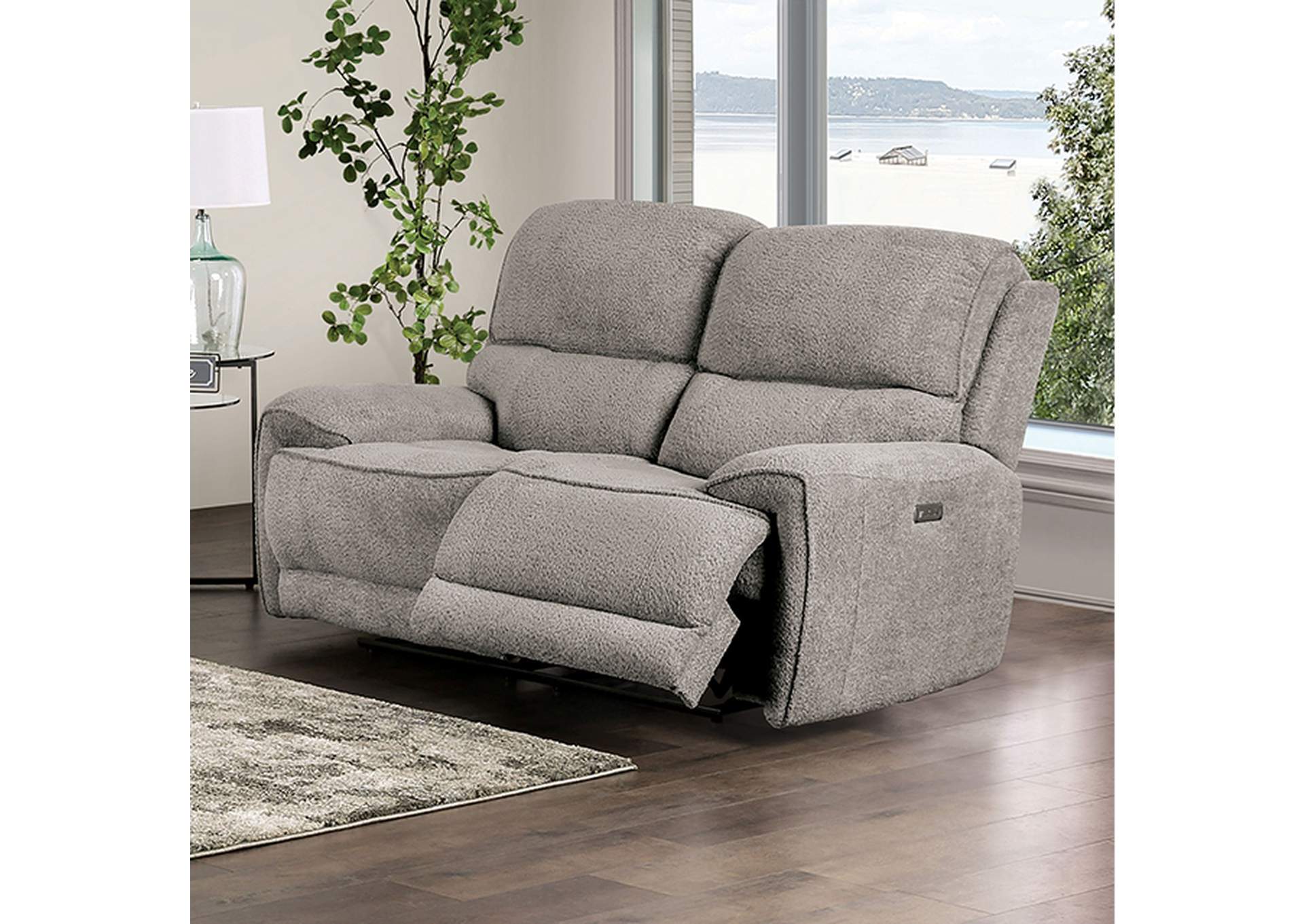 Morcote Power Loveseat,Furniture of America
