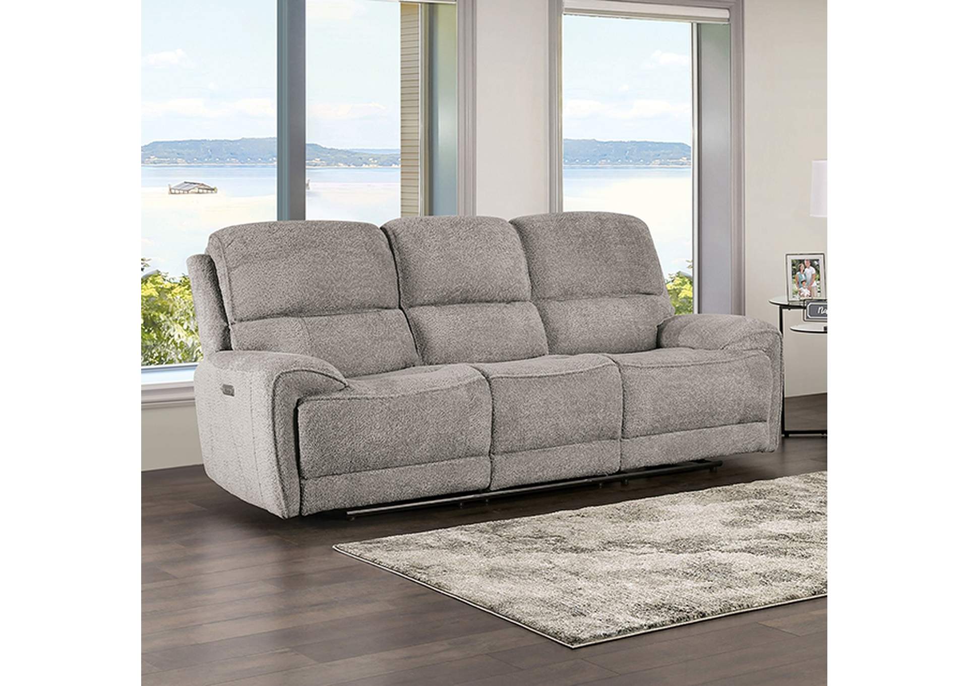 Morcote Power Sofa,Furniture of America