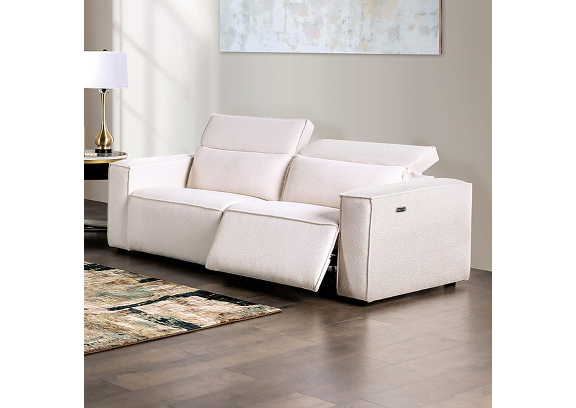 Treharris Power Loveseat,Furniture of America