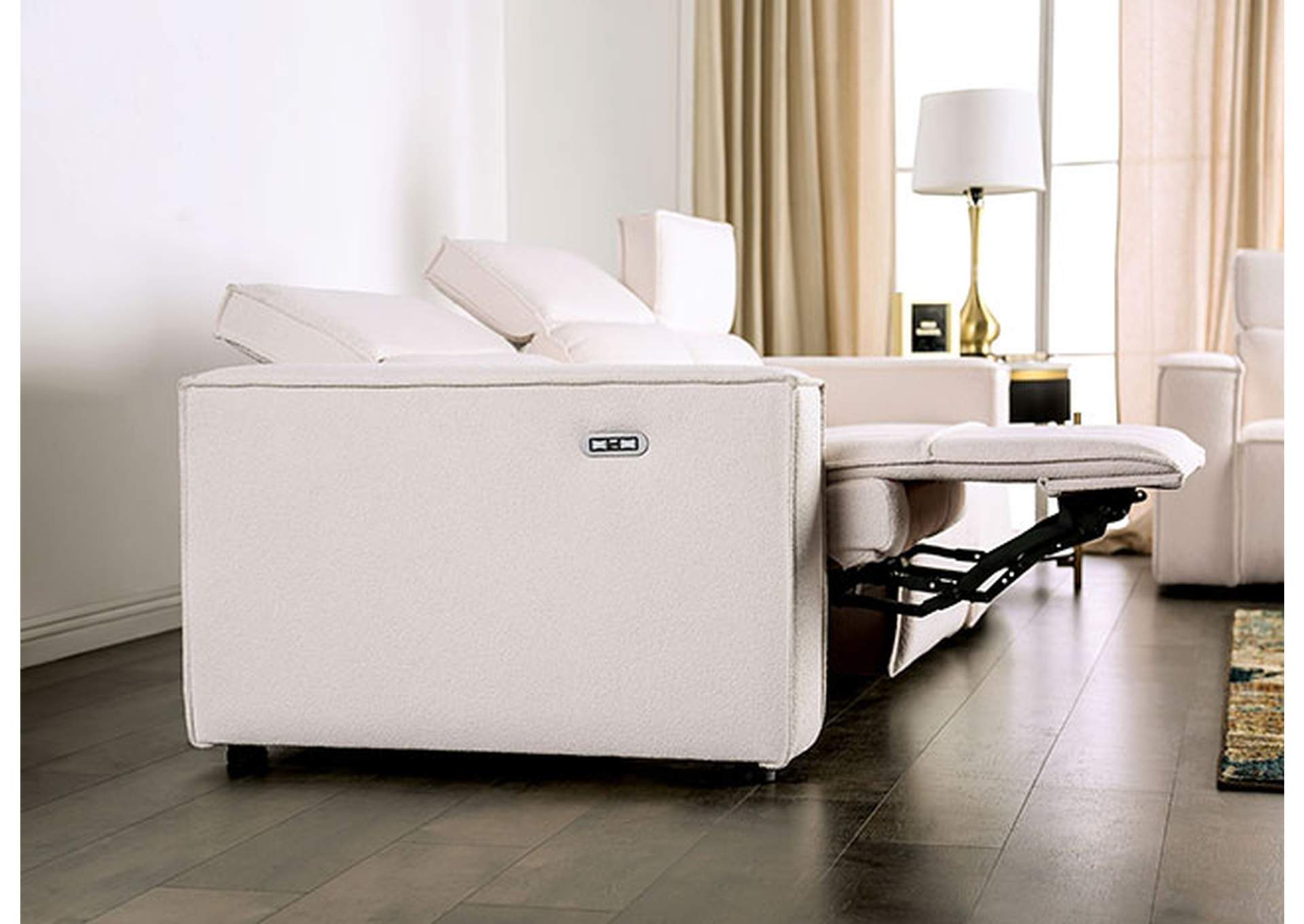 Treharris Power Loveseat,Furniture of America