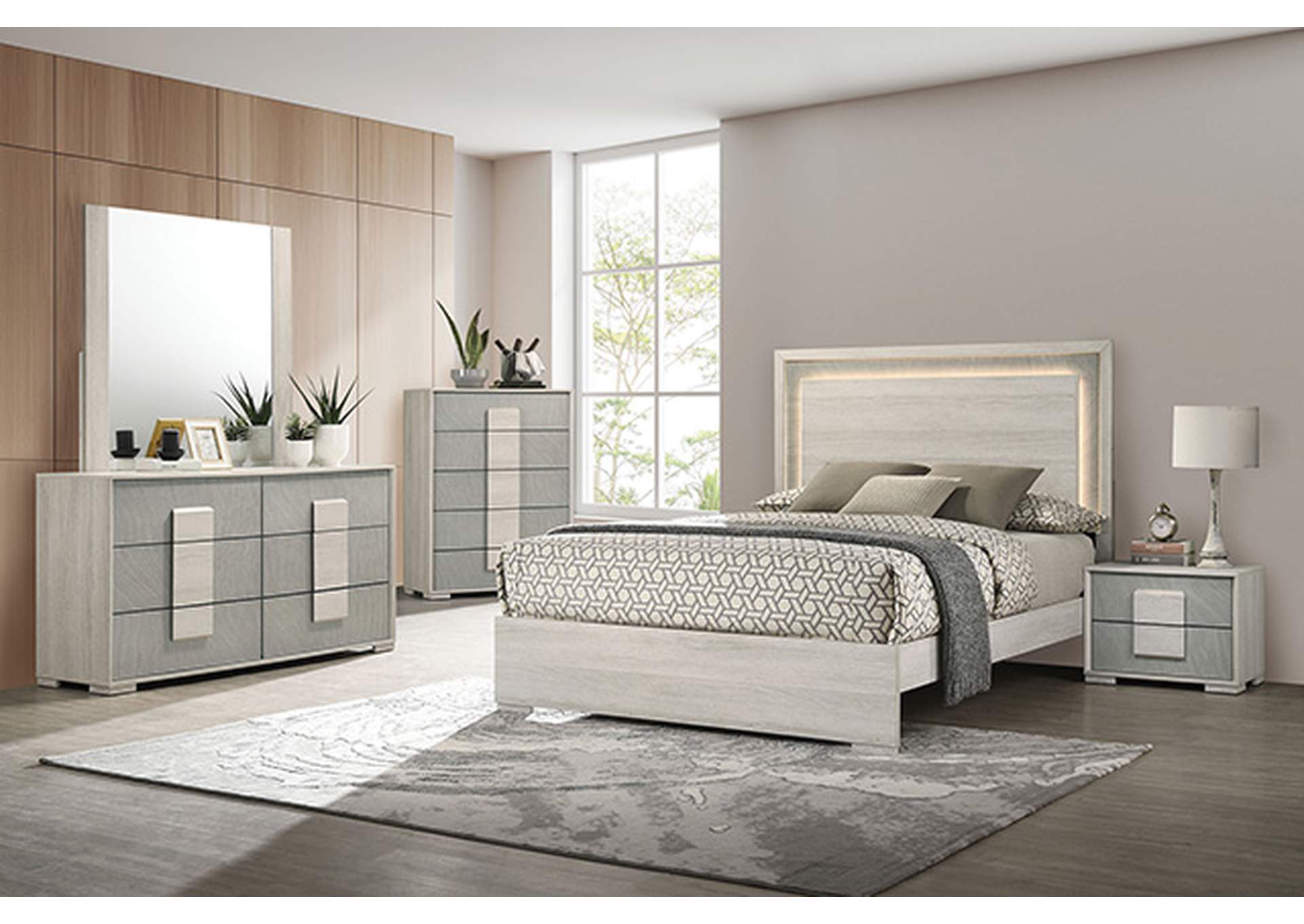 Lincolt Night Stand,Furniture of America