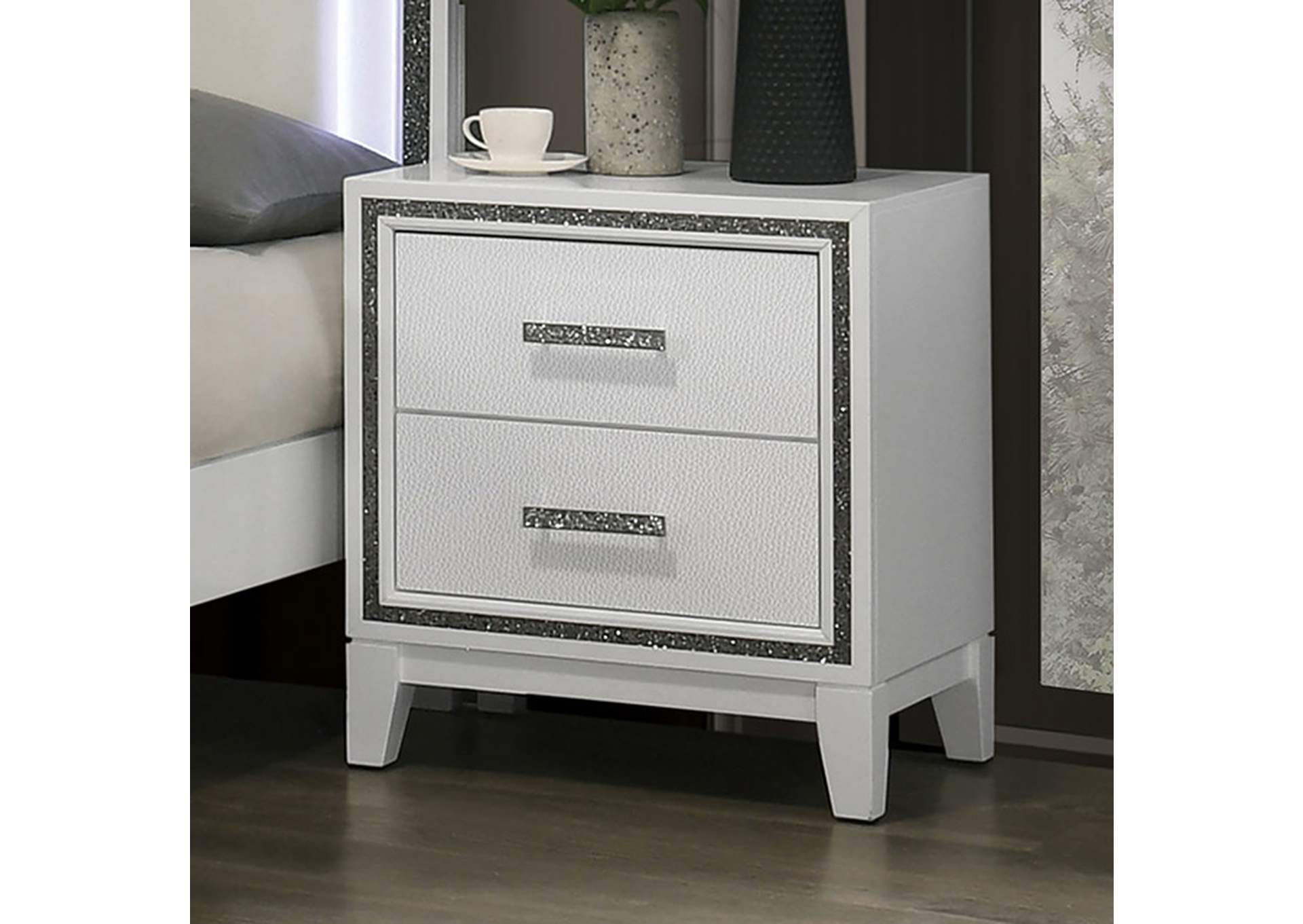 Lucida Night Stand,Furniture of America