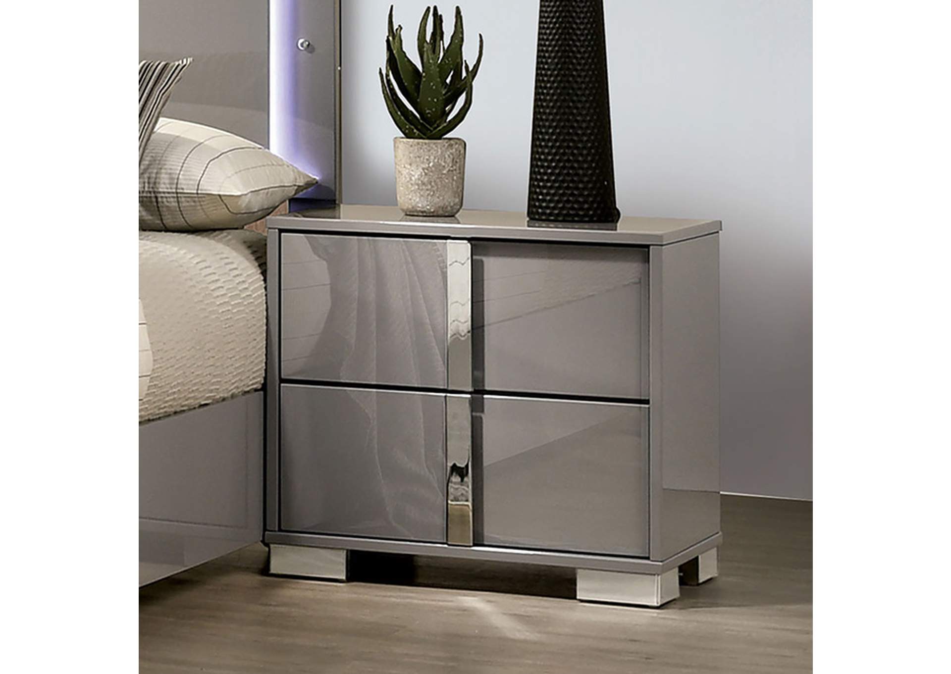 Sinistra Night Stand,Furniture of America