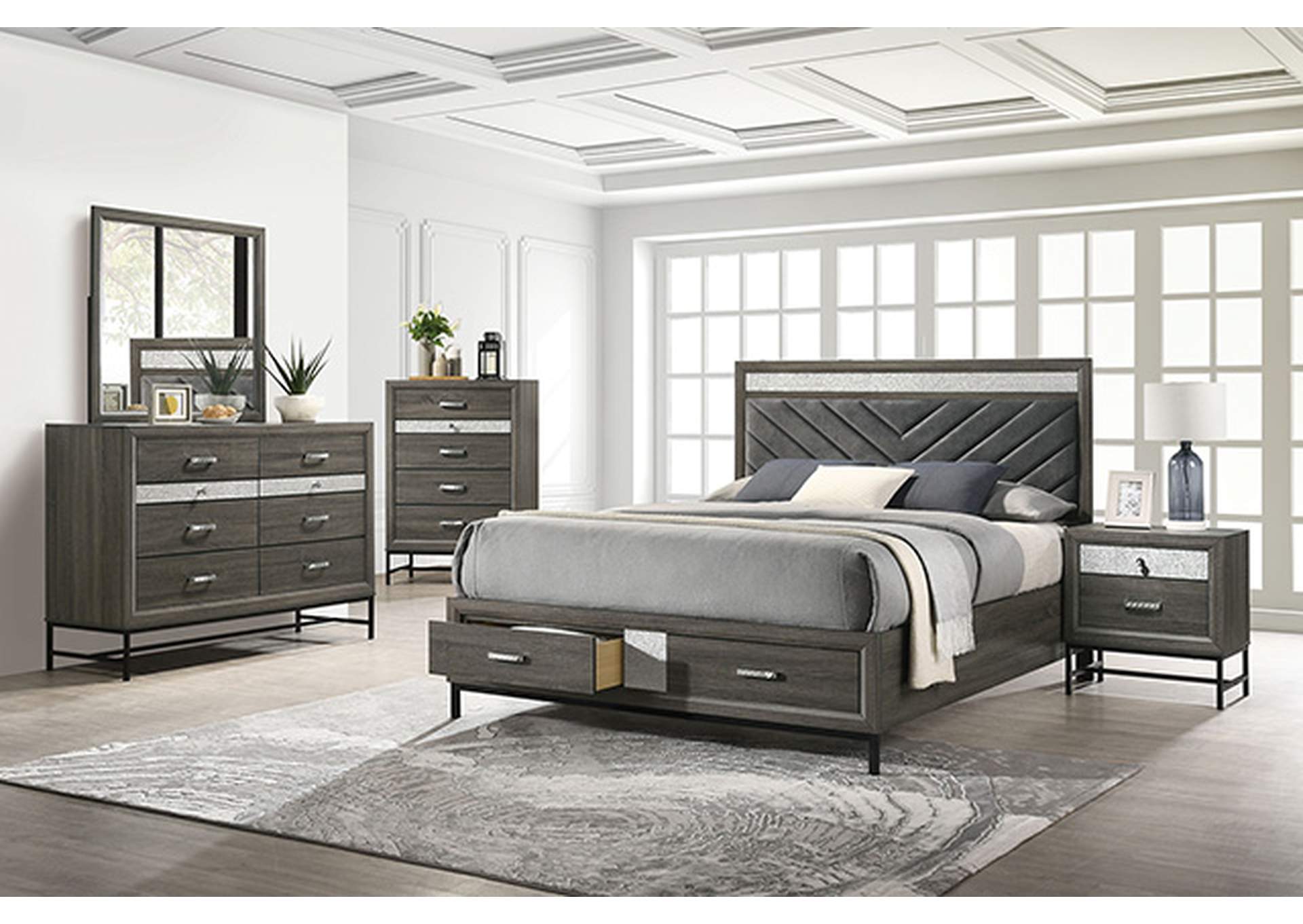 Voleta Bed,Furniture of America