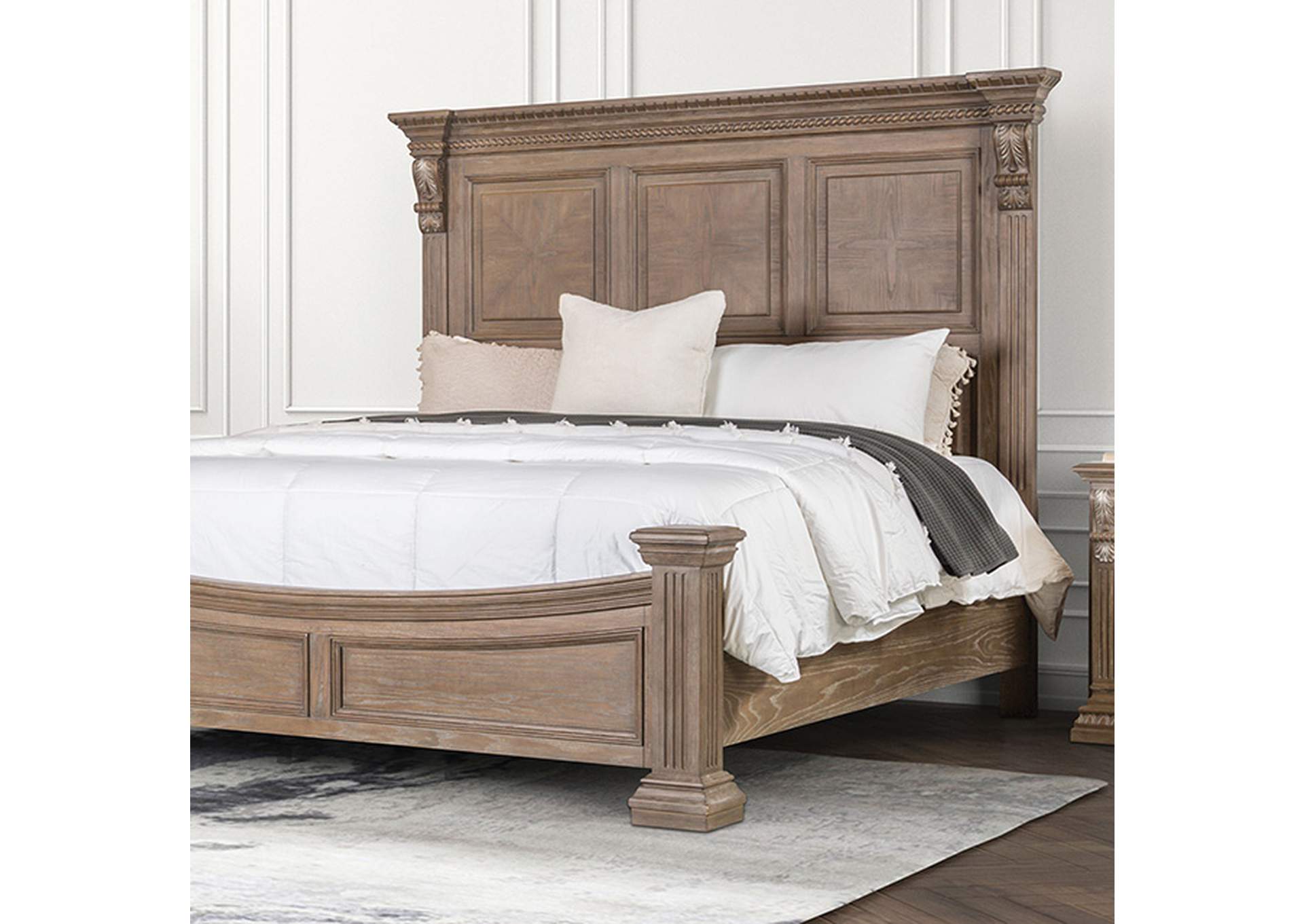 Seven Oaks Queen Bed,Furniture of America
