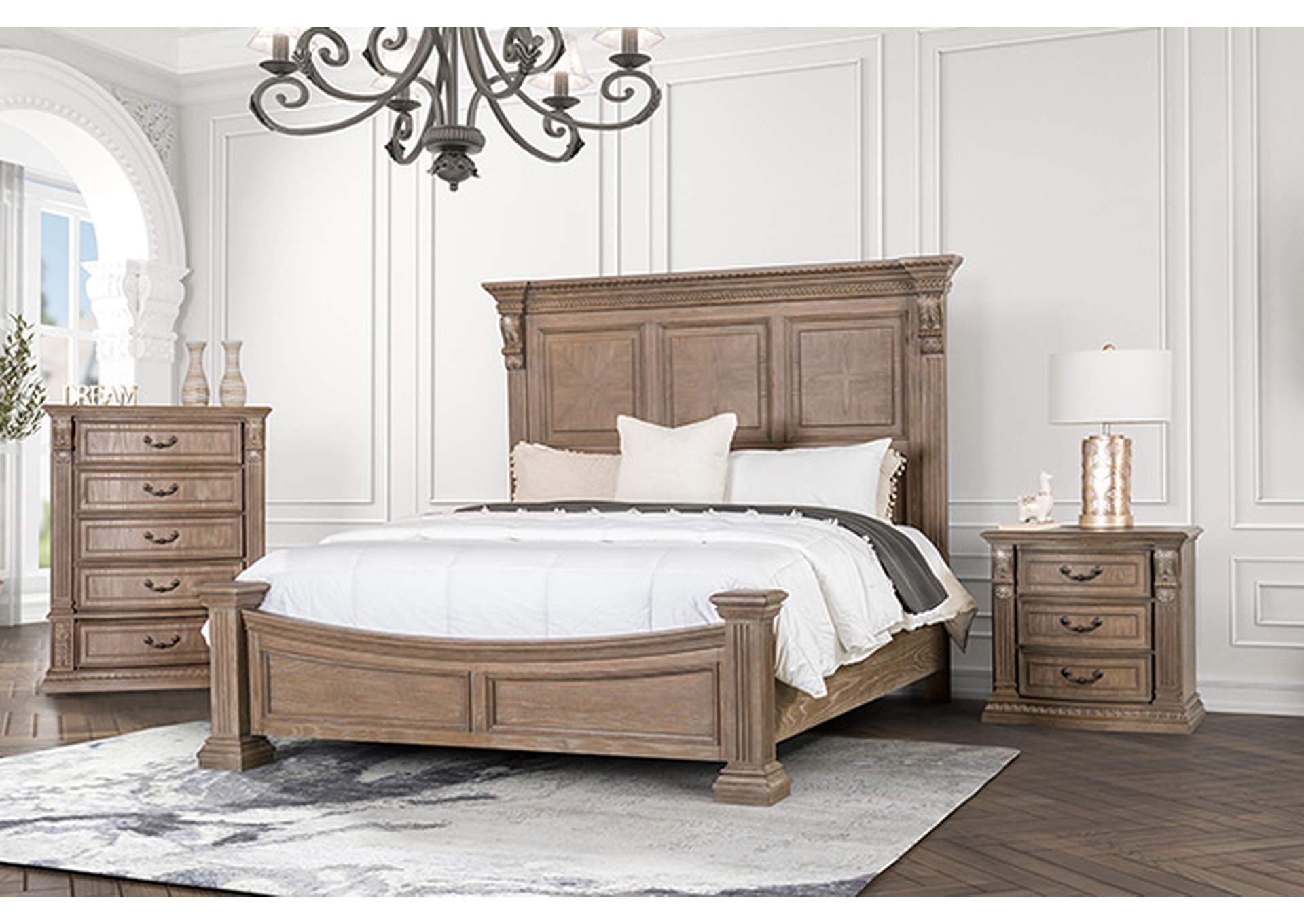 Seven Oaks Queen Bed,Furniture of America