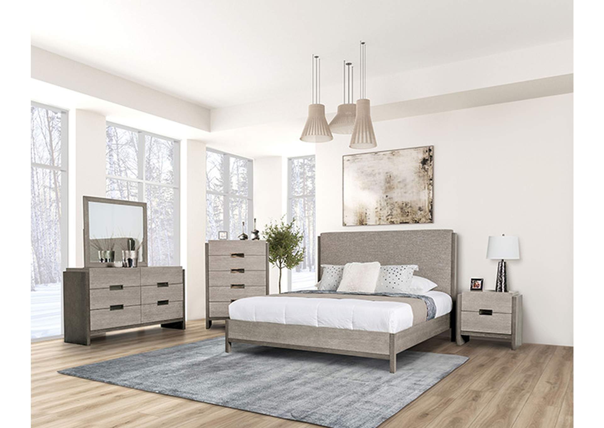 Gristalt Mirror,Furniture of America