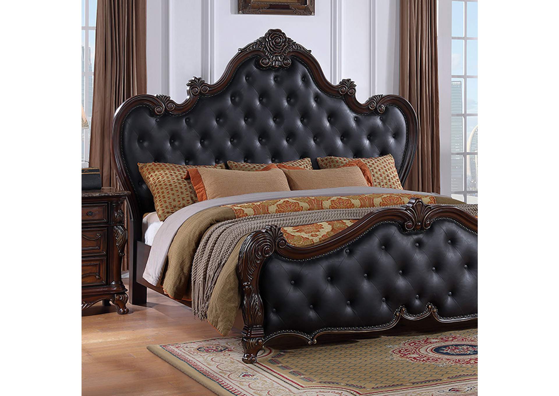 Ventresca Queen Bed,Furniture of America