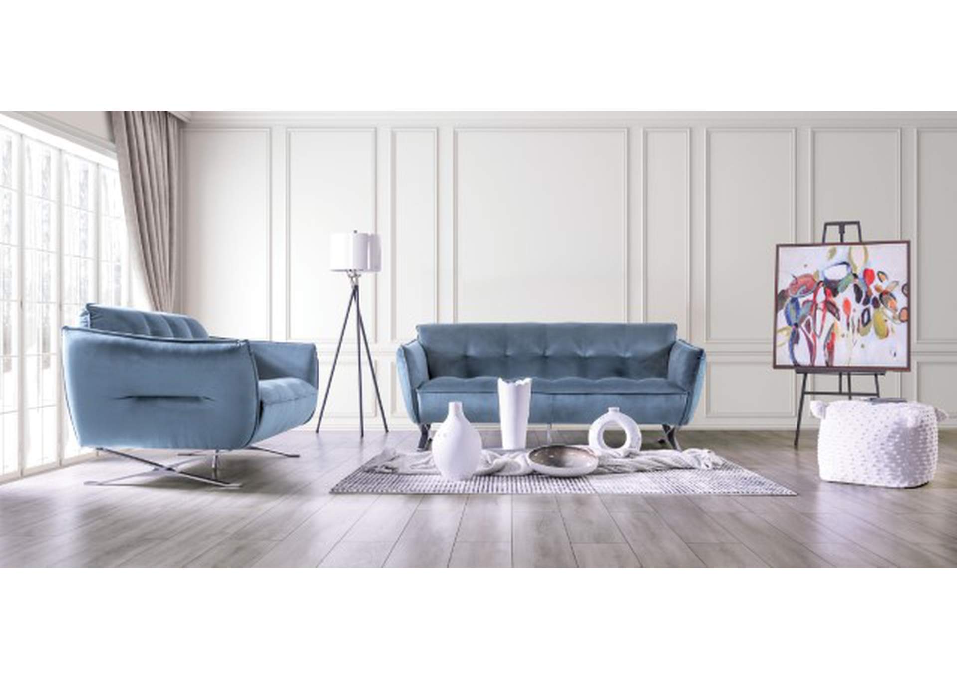 Civellutino Loveseat,Furniture of America