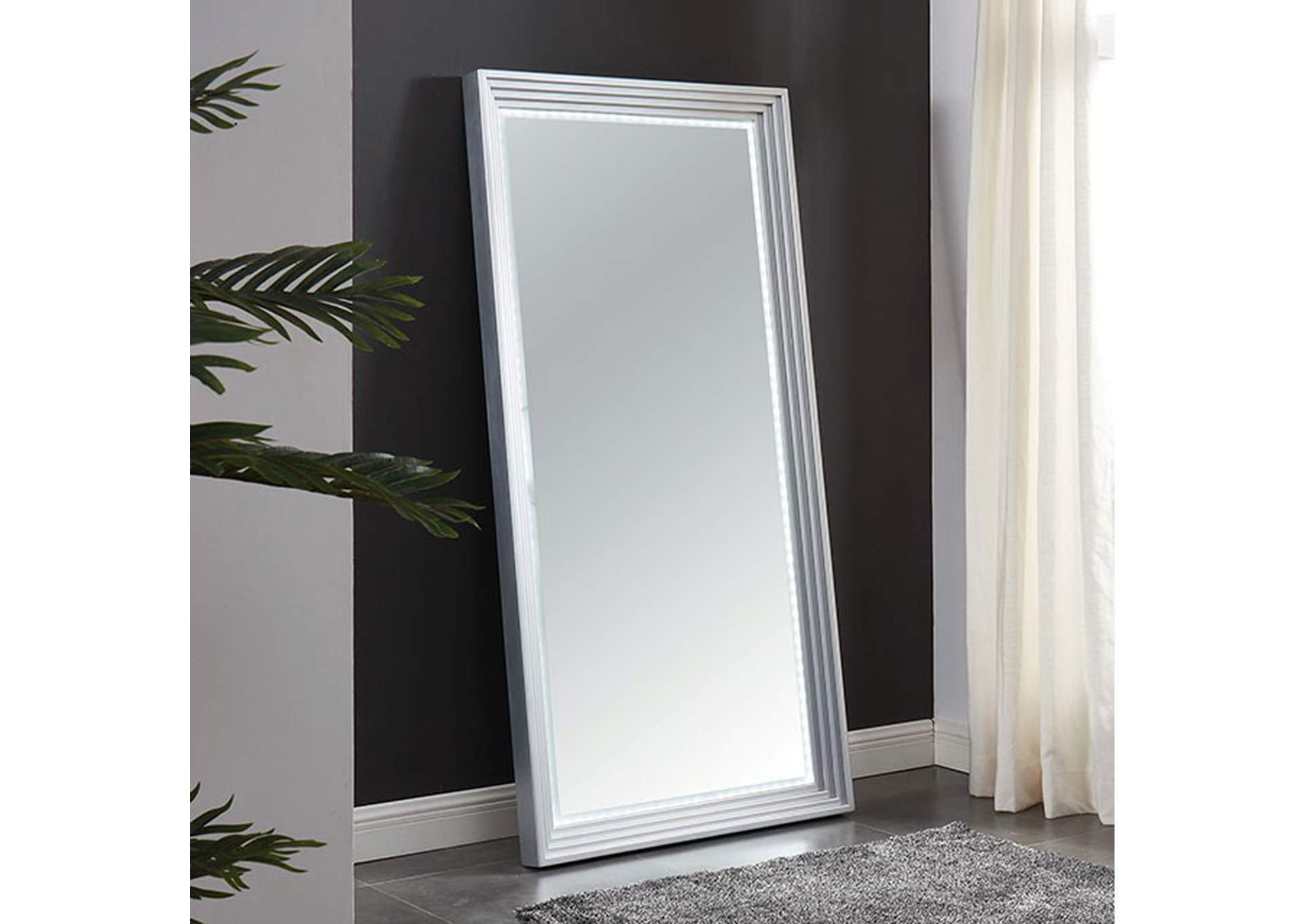 Karly White Hallway Mirror,Furniture of America