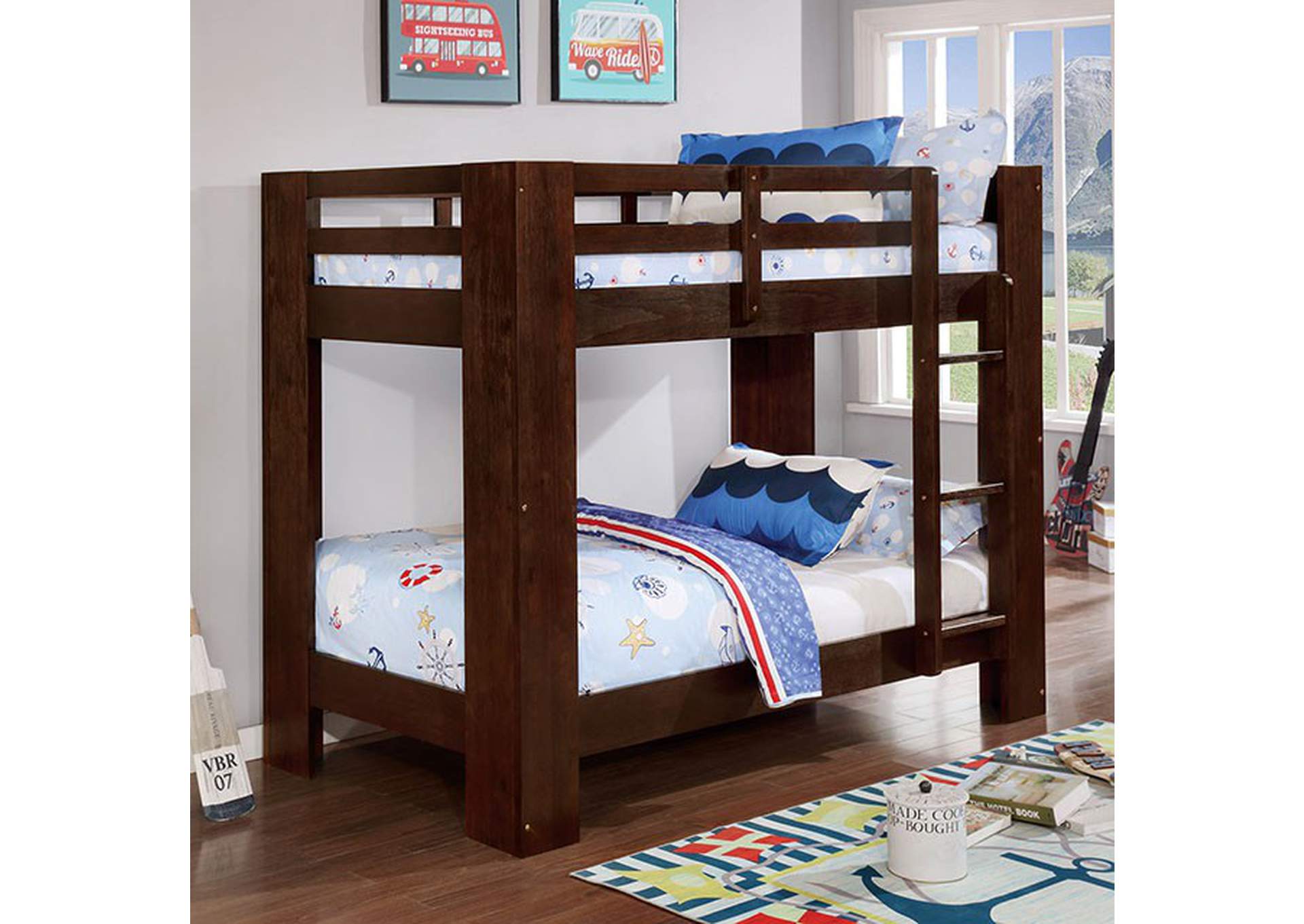 Suzie Twin/Twin Bunk Bed,Furniture of America