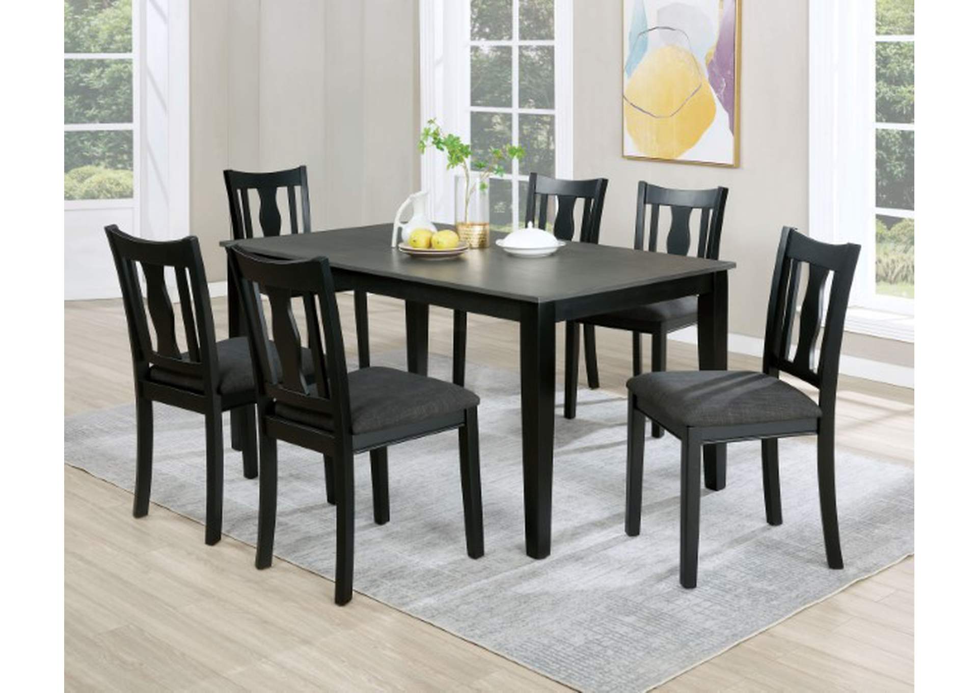 Carbey 5 Pc. Dining Table Set,Furniture of America