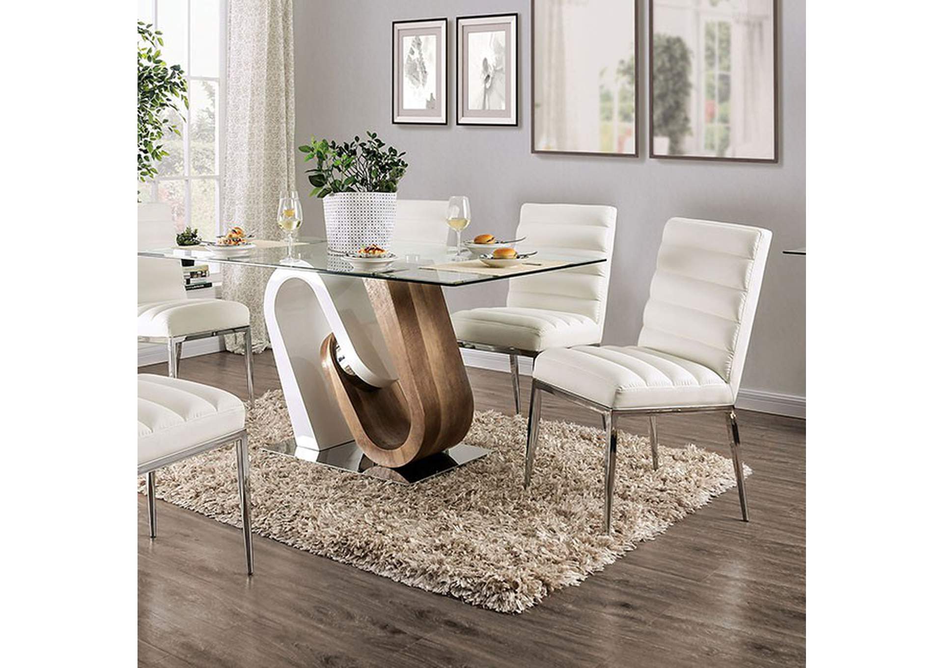 Cilegon Dining Table,Furniture of America