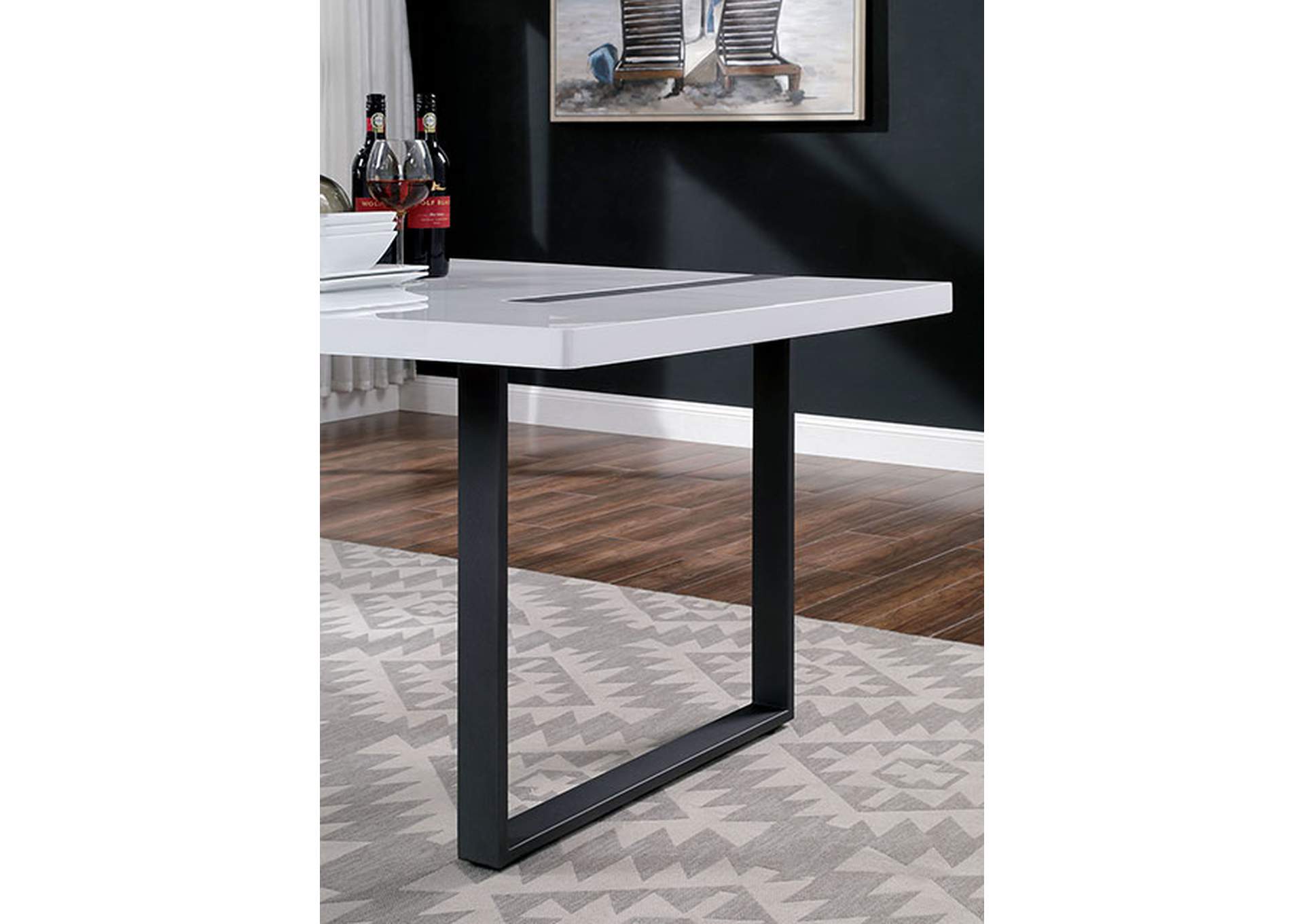 Alessia Dining Table,Furniture of America