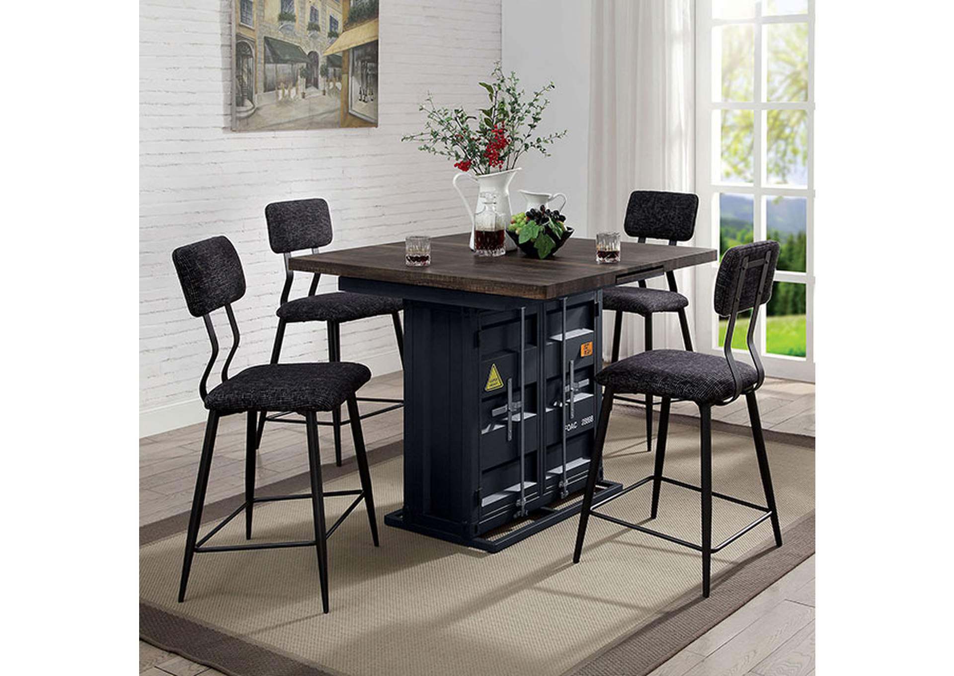 Esdargo Counter Ht. Table,Furniture of America