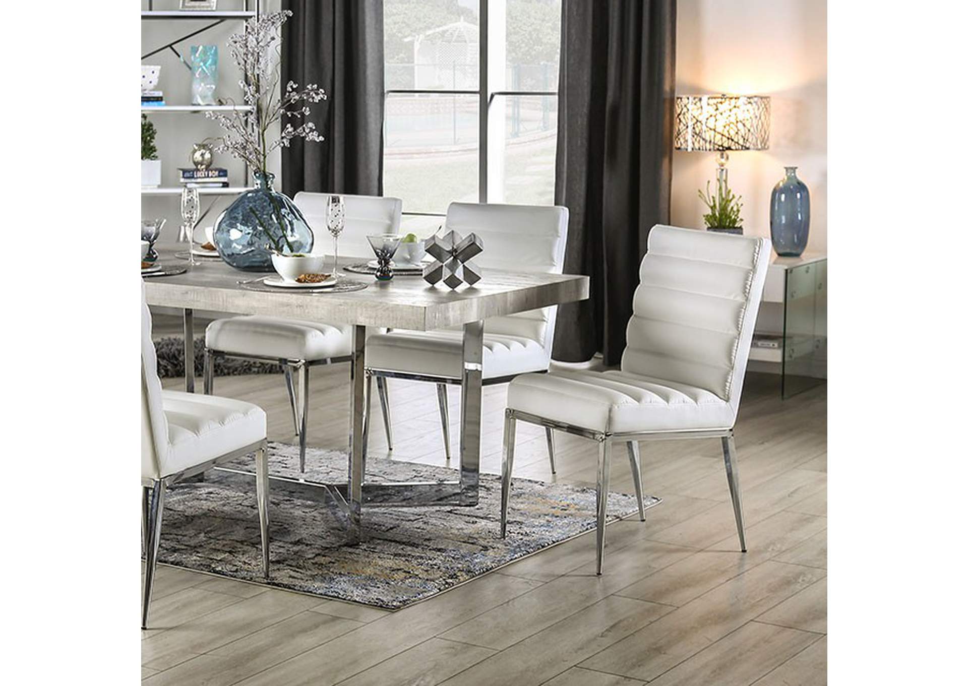 luxury grey dining table