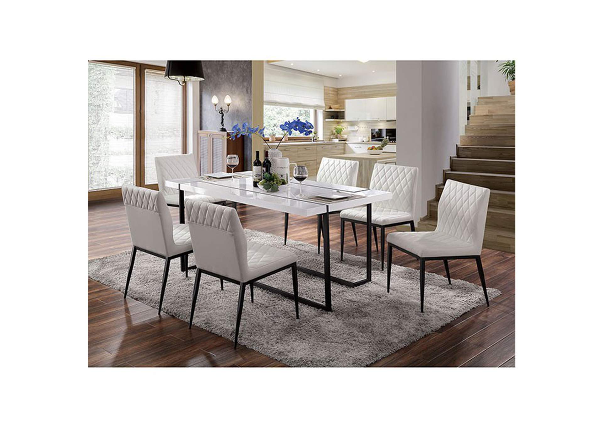 Alisha Dining Table,Furniture of America