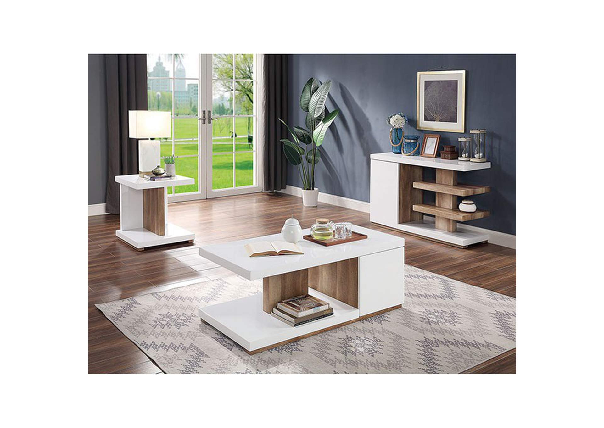 Moa Sofa Table,Furniture of America