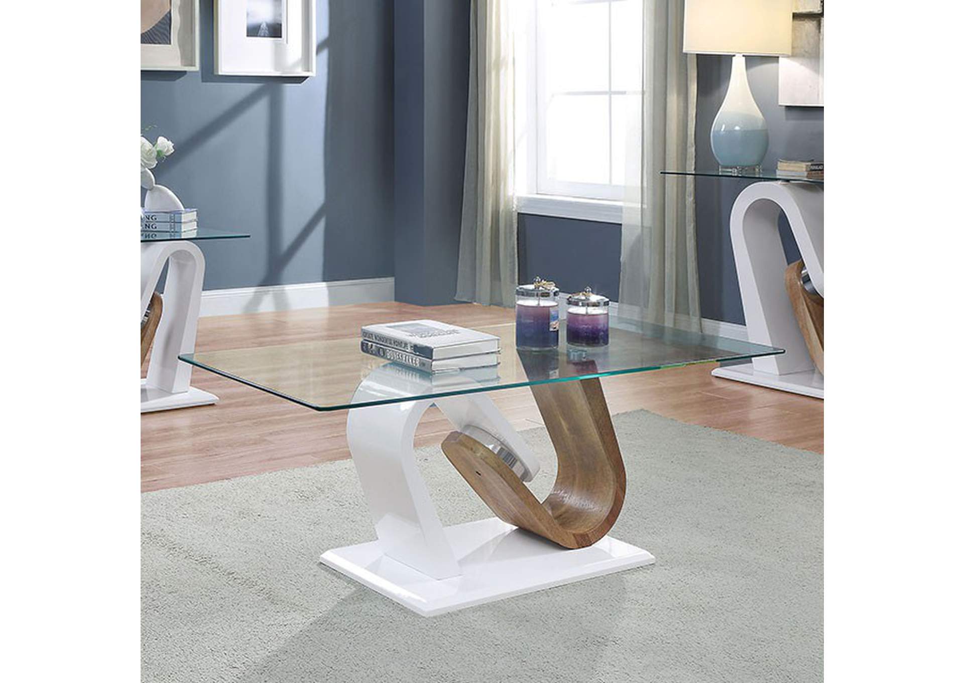 Batam Coffee Table,Furniture of America