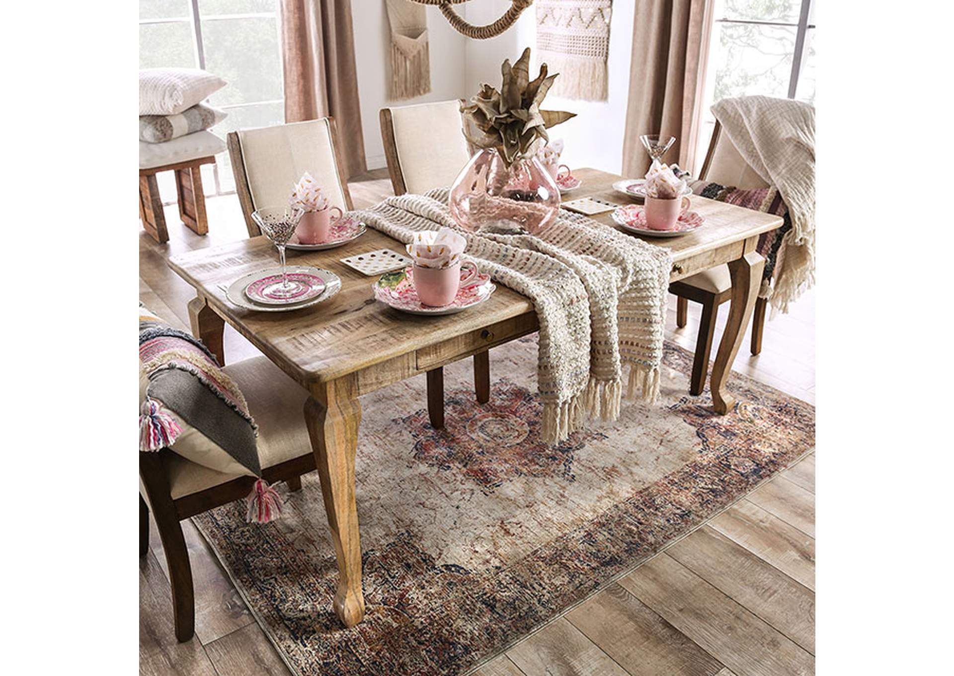 Blanchefleur Dining Table,Furniture of America