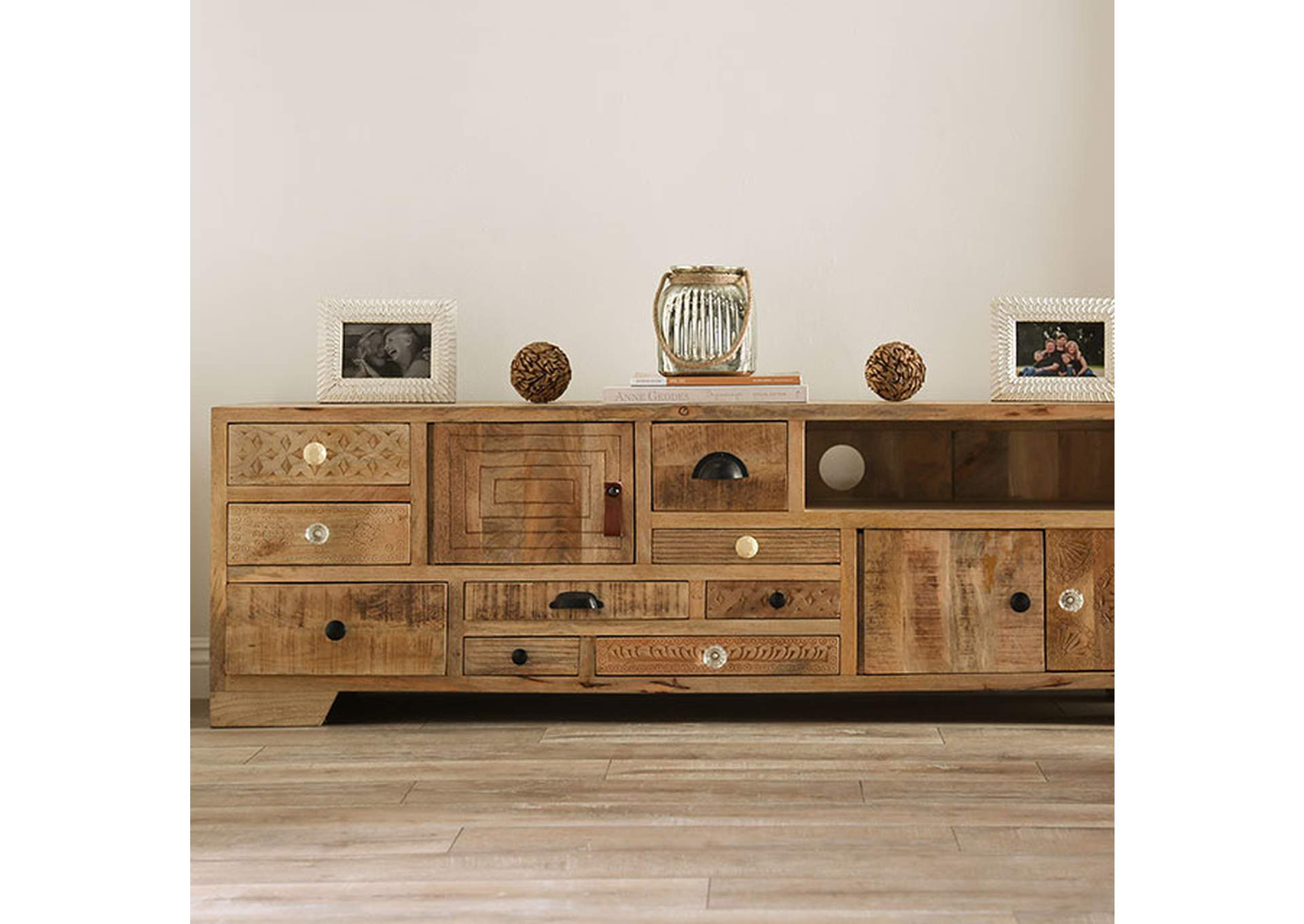 Blanchefleur Media Console,Furniture of America