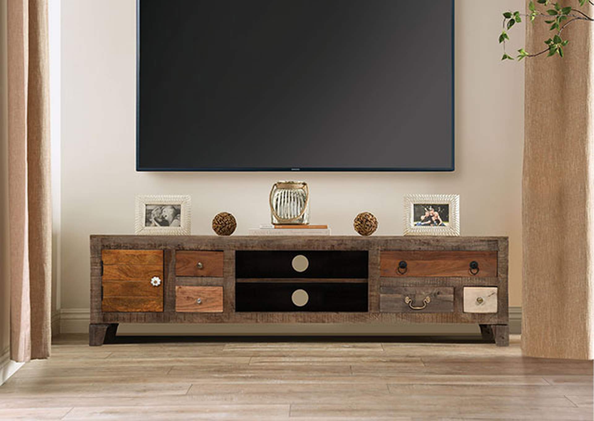 Saffronwald Media Console,Furniture of America