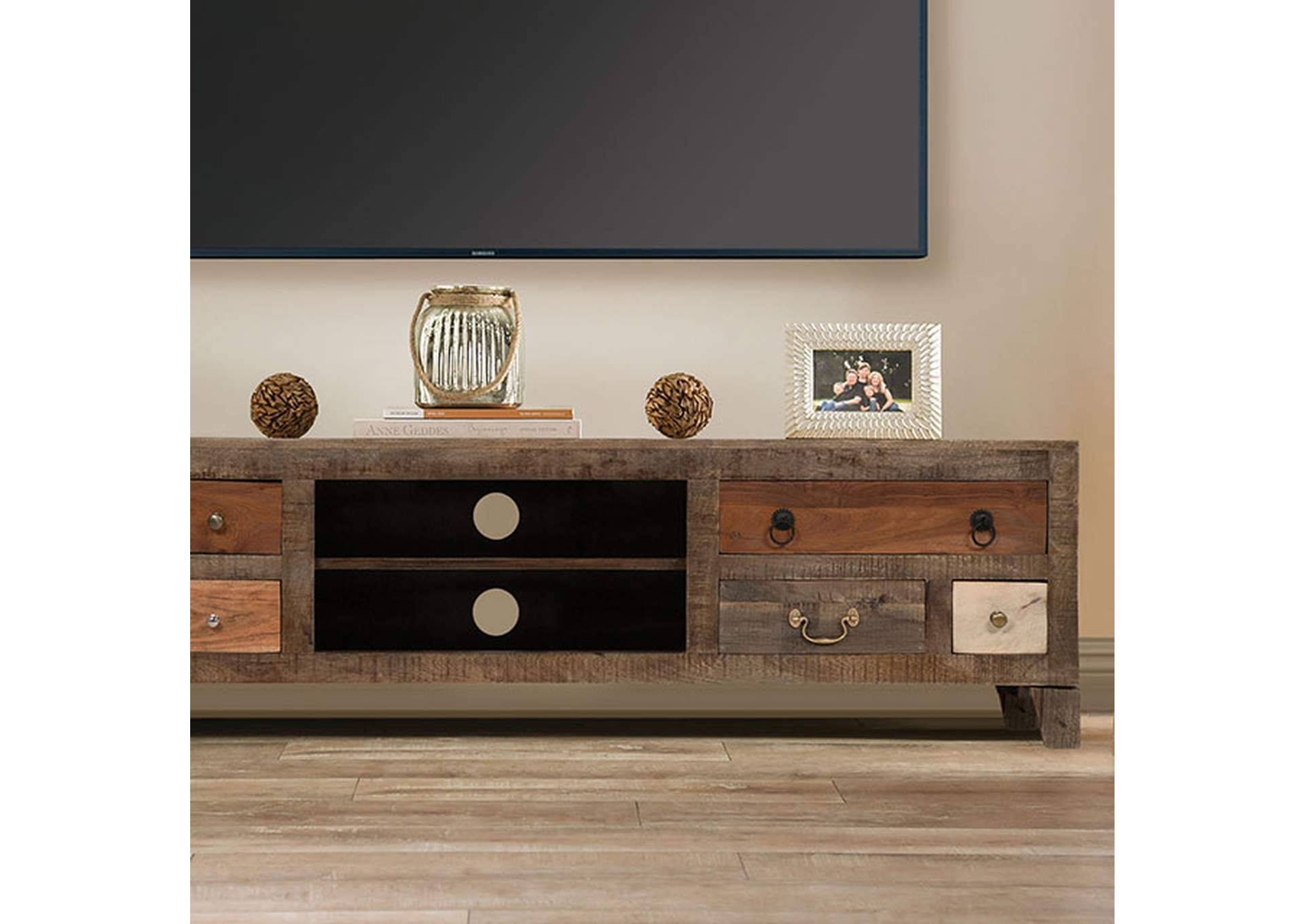 Saffronwald Media Console,Furniture of America