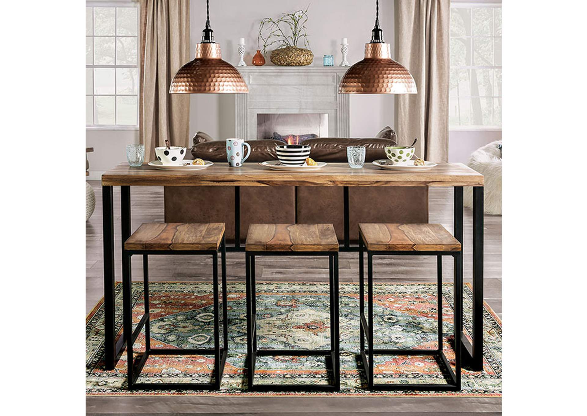 Larkspur Bar Table,Furniture of America