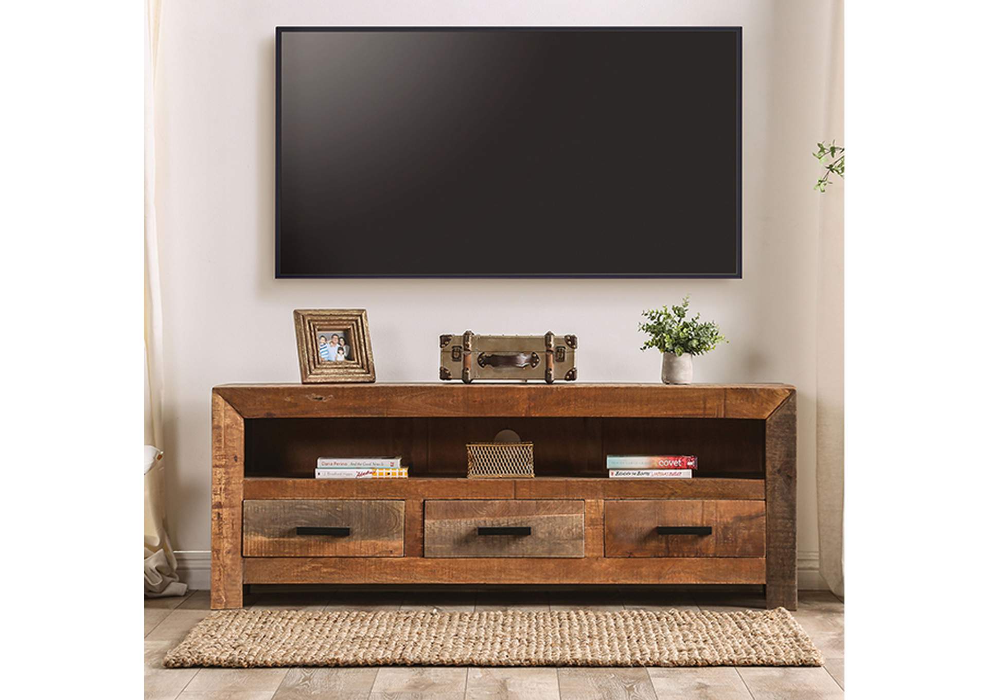 Galanthus Media Console,Furniture of America