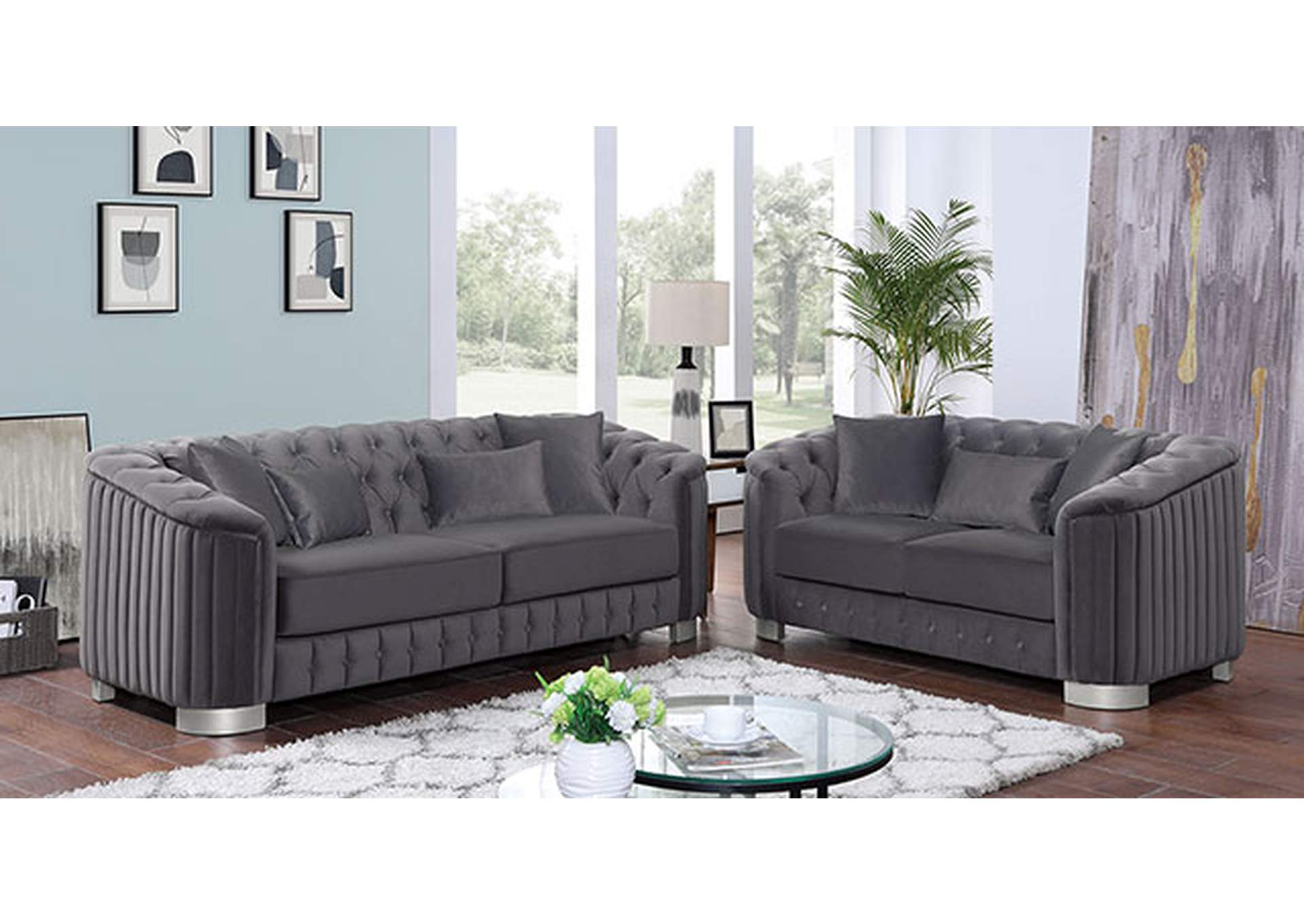 Castellon Sofa,Furniture of America