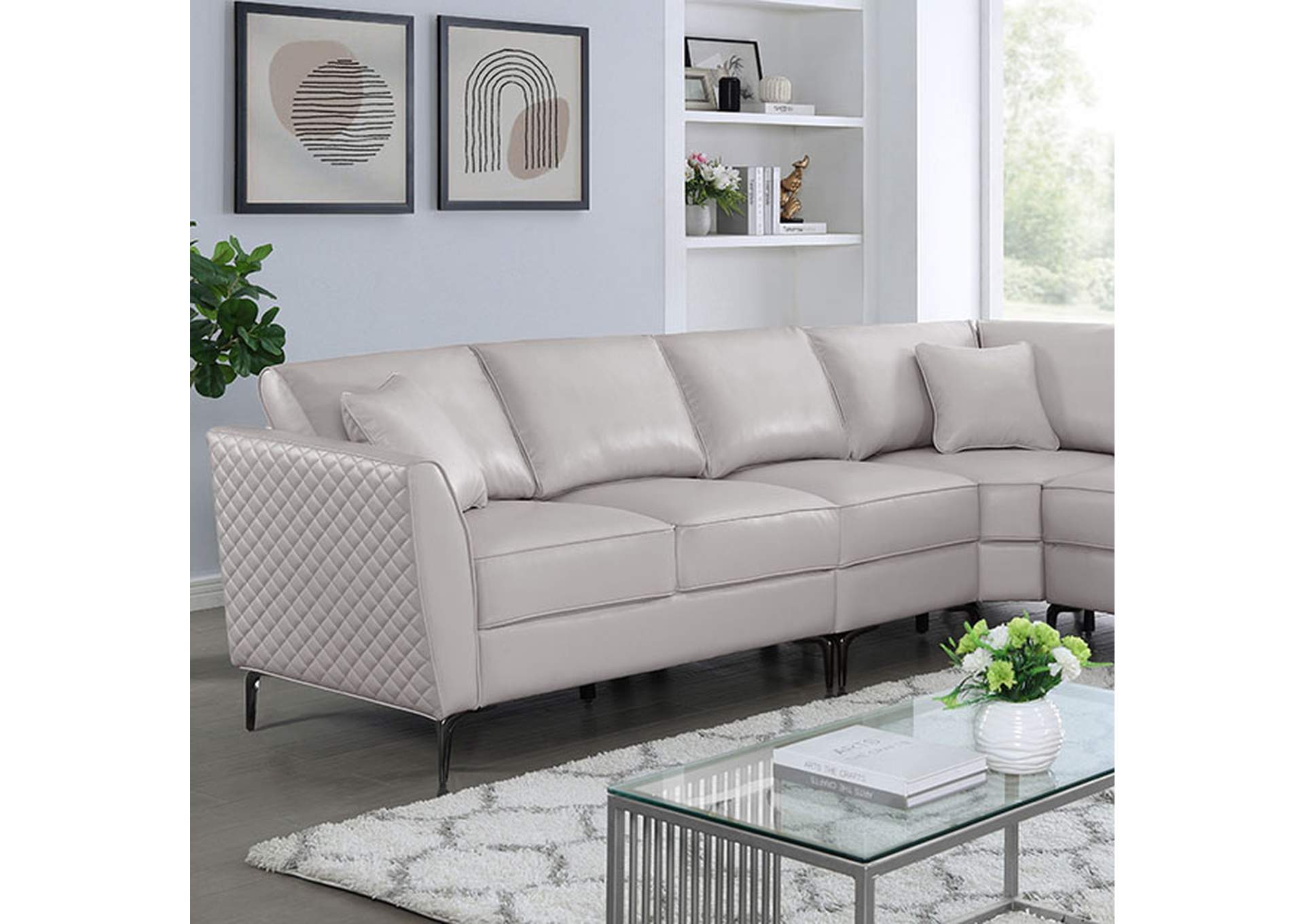 Vestland Large Sectional,Furniture of America