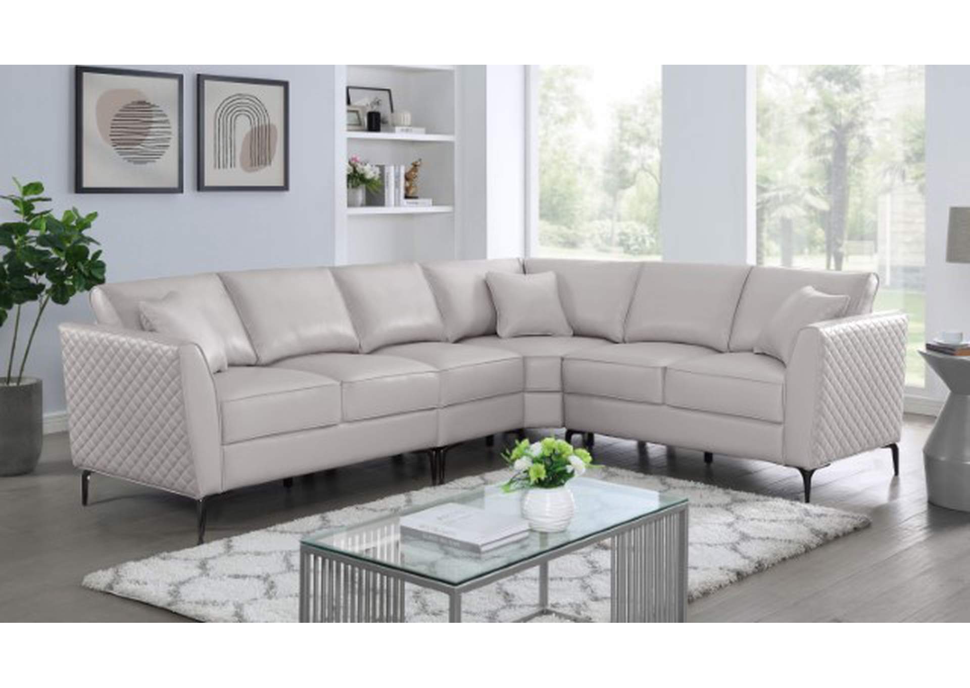 Vestland Large Sectional,Furniture of America
