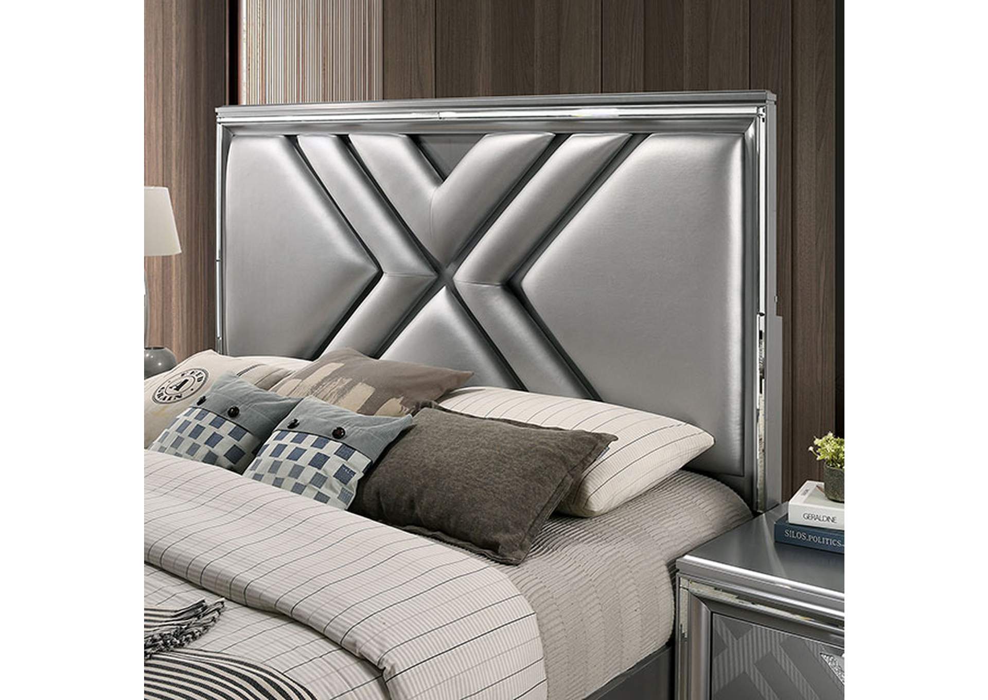 Emmeline Cal.King Bed,Furniture of America
