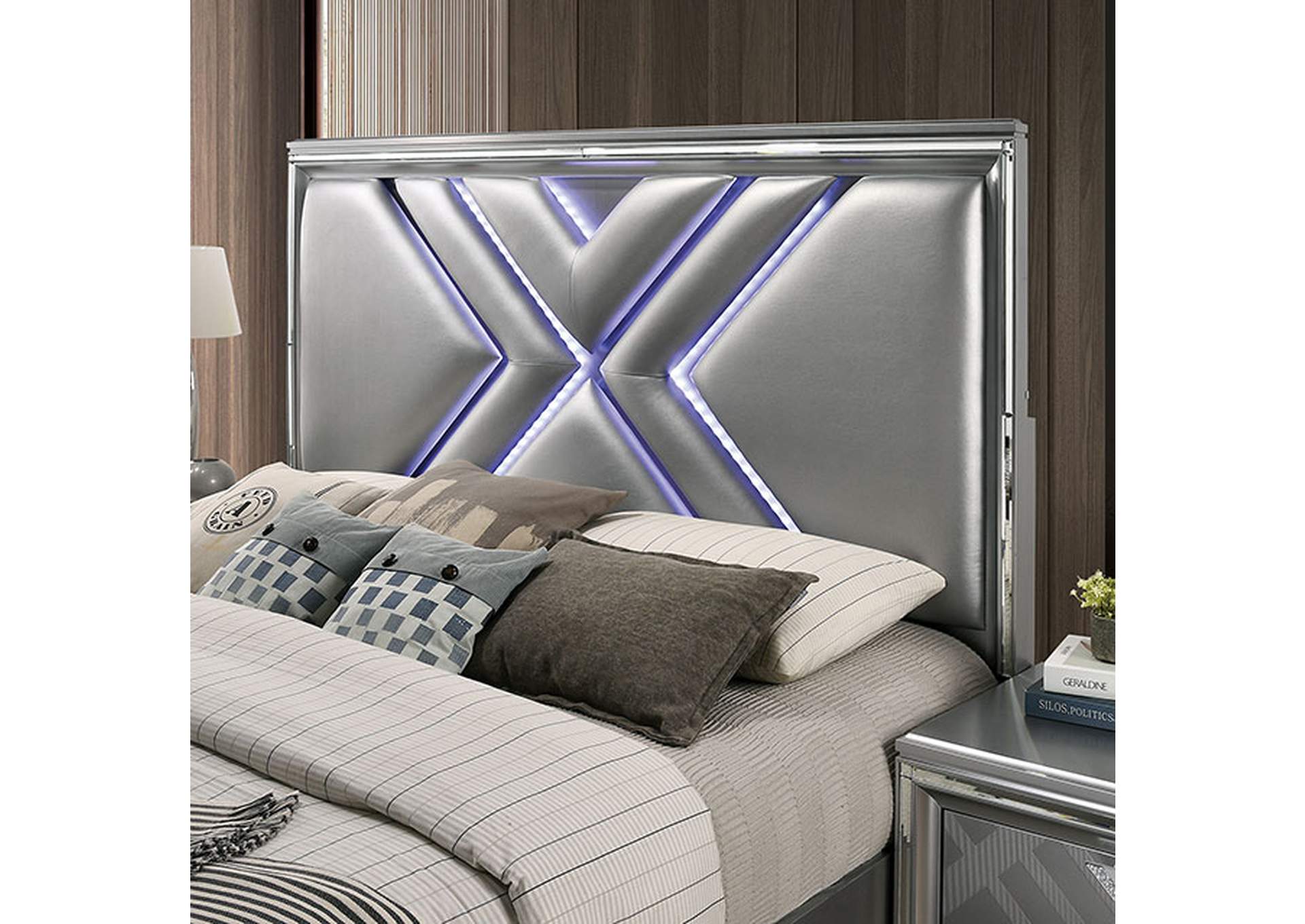 Emmeline Cal.King Bed,Furniture of America